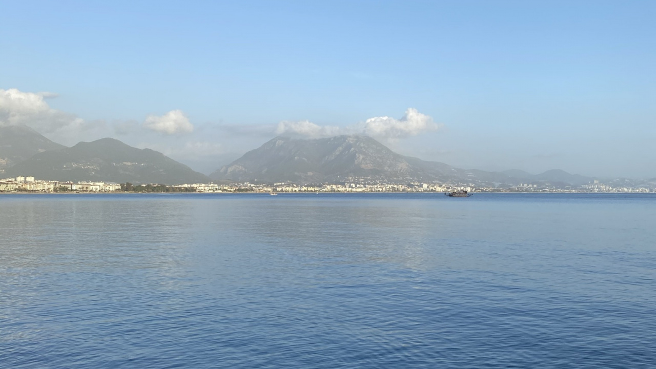 大海, Azure, 高地, 银行, 地平线 壁纸 1280x720 允许