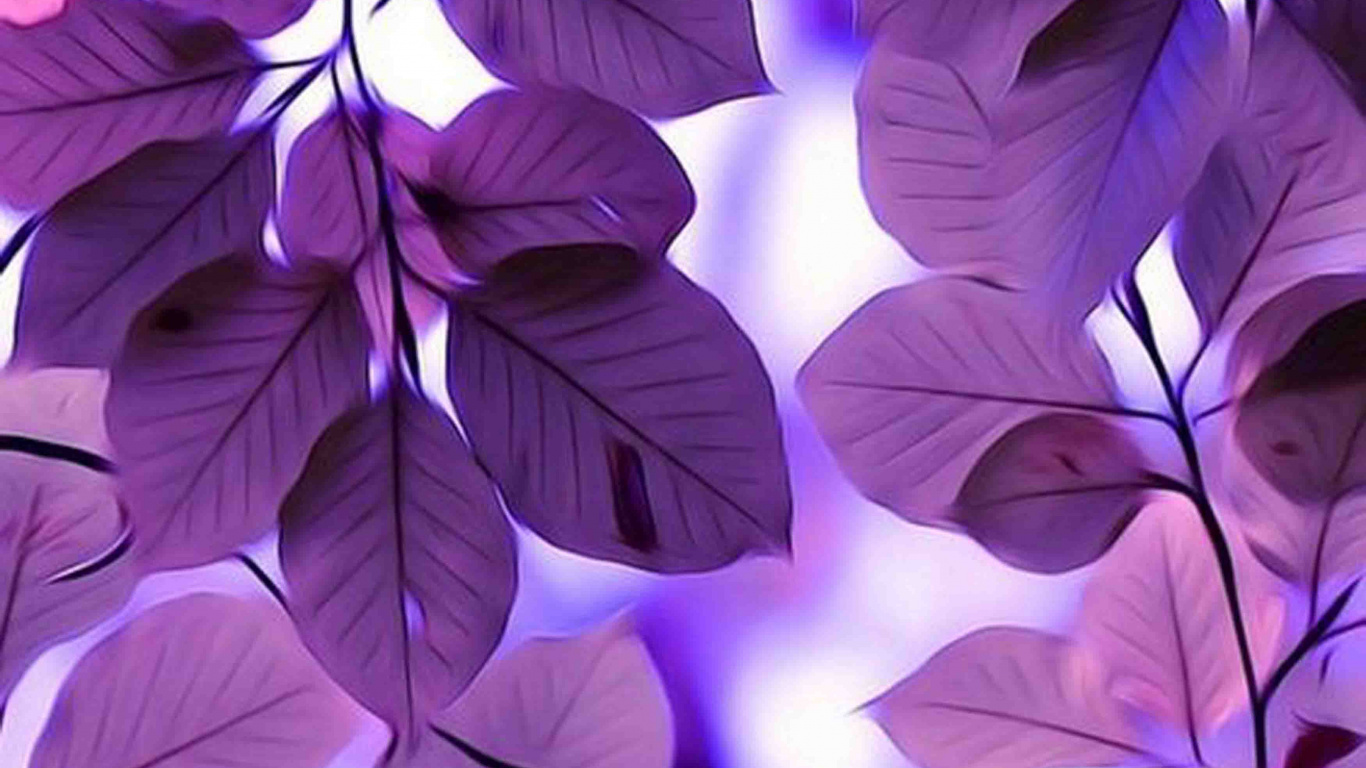 Green Leaves in Tilt Shift Lens. Wallpaper in 1366x768 Resolution