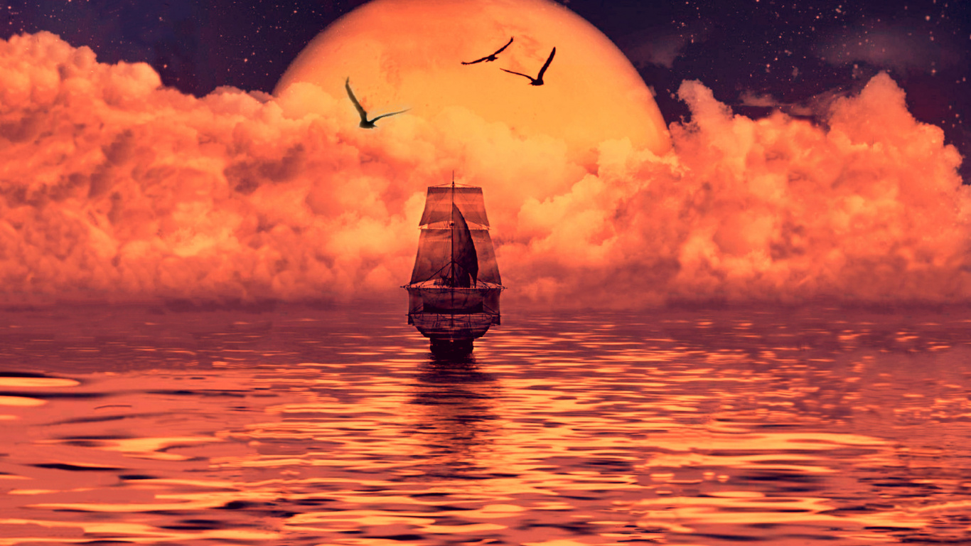 Mar Creativo, el Arte Abstracto, Arte, Diseño, Artista. Wallpaper in 1366x768 Resolution