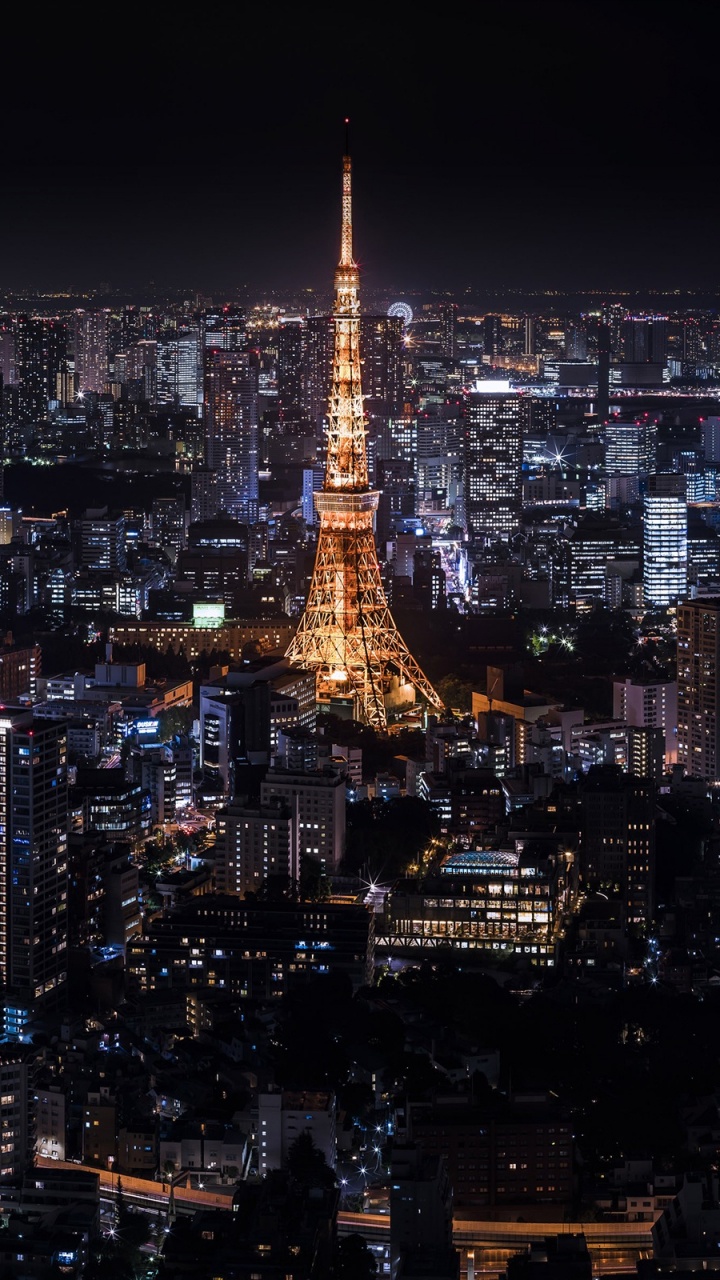 东京, 城市景观, 城市, 大都会, 天际线 壁纸 720x1280 允许