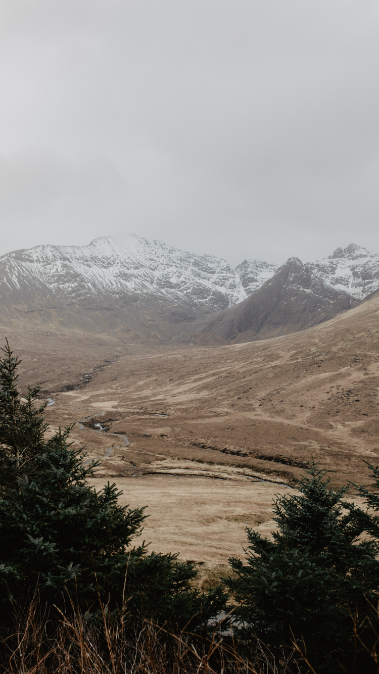 Highland, Mountainous Landforms, Mountain, Wilderness, Mountain Range. Wallpaper in 750x1334 Resolution