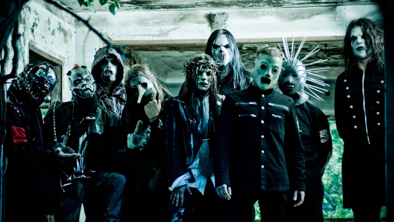 Slipknot, Personaje de Ficción, Oscuridad. Wallpaper in 1366x768 Resolution