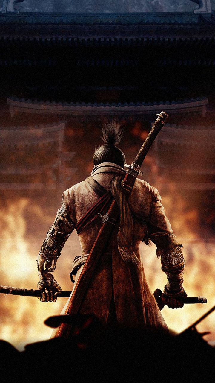 Sekiro: Shadows Die Twice, Jeu Pc, Obscurité, Jeu D'aventure, Film. Wallpaper in 720x1280 Resolution