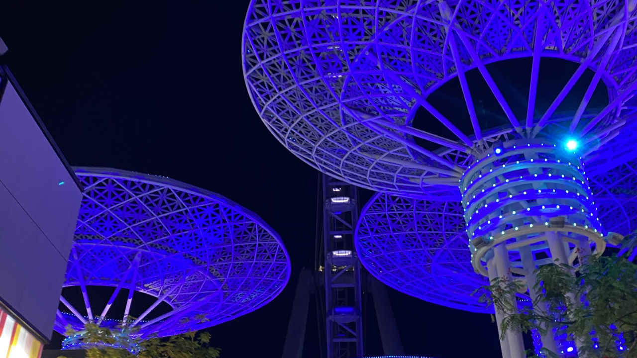 Singapur, Hito, Azul Majorelle, Atracción Turística, Electricidad. Wallpaper in 1280x720 Resolution