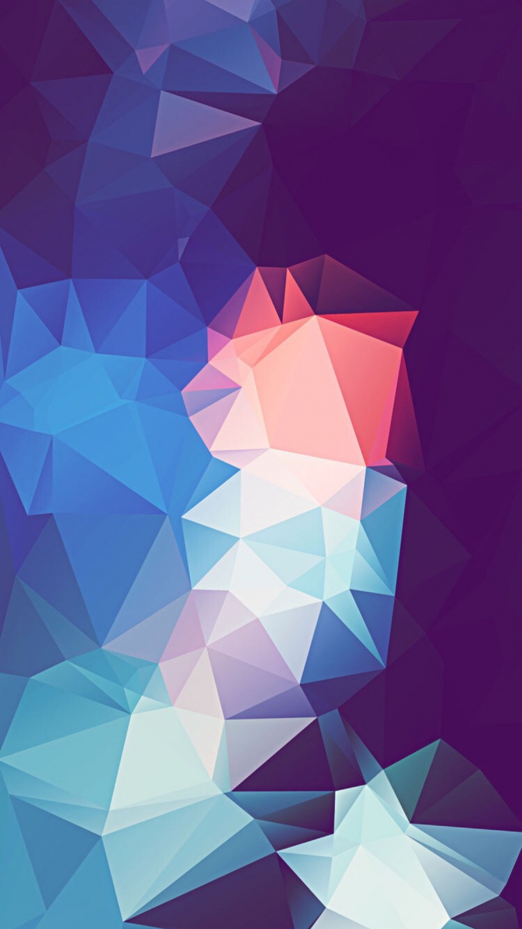 Rote Und Weiße Abstrakte Kunst. Wallpaper in 750x1334 Resolution