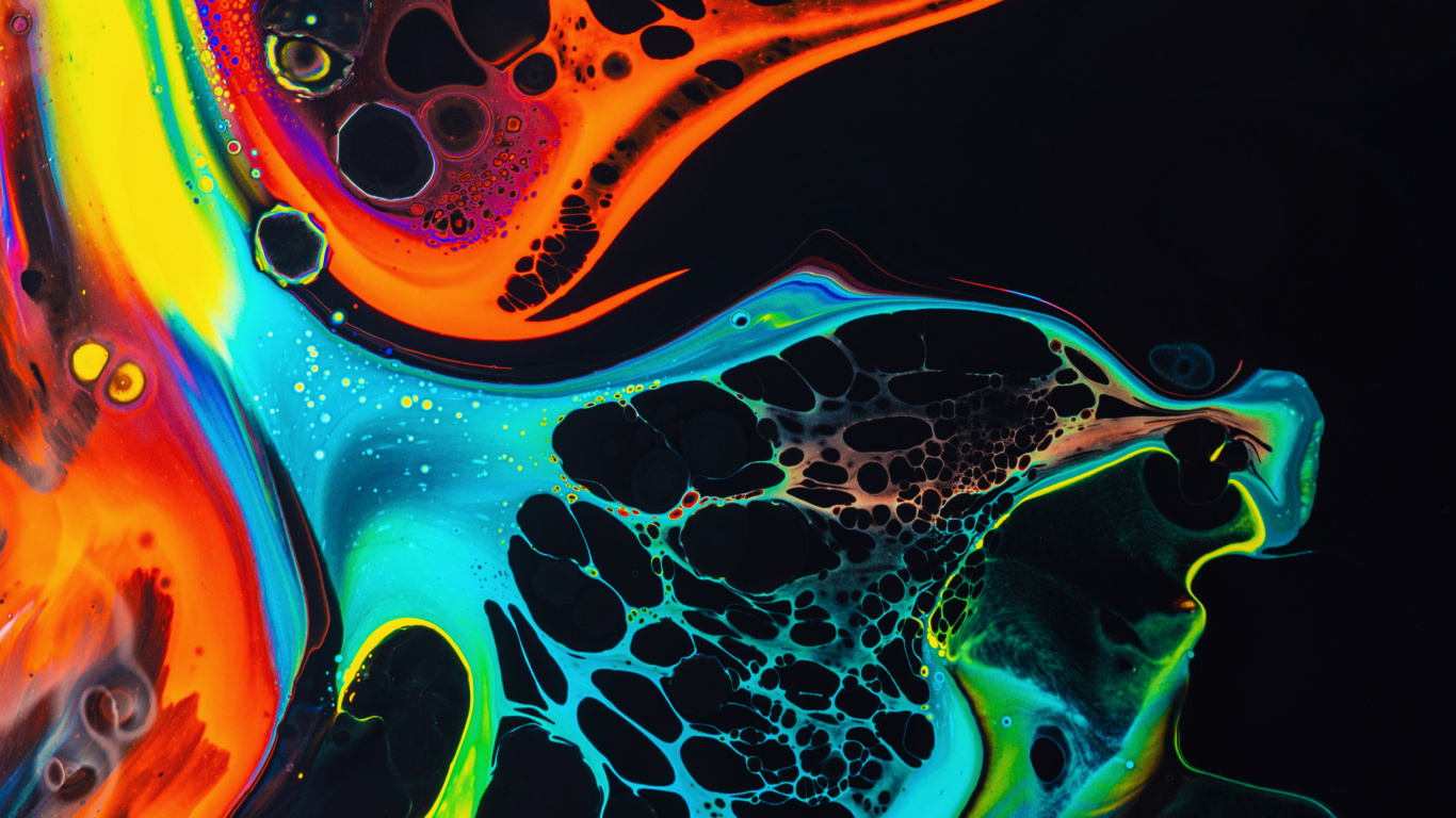 艺术, 抽象艺术, 现代艺术, 数码艺术, 光 壁纸 1366x768 允许