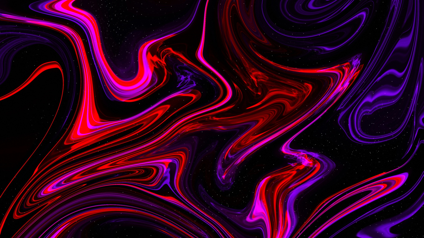 Art Fractal, Donoma, Restaurant, Nuit, Noir. Wallpaper in 1366x768 Resolution