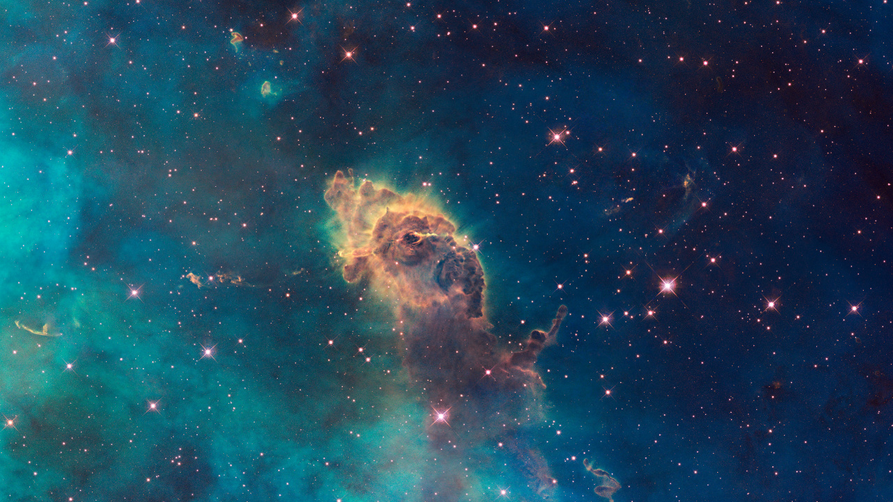 Carina Nebula, Nebula, Galaxy, Star, Hubble Space Telescope. Wallpaper in 1280x720 Resolution