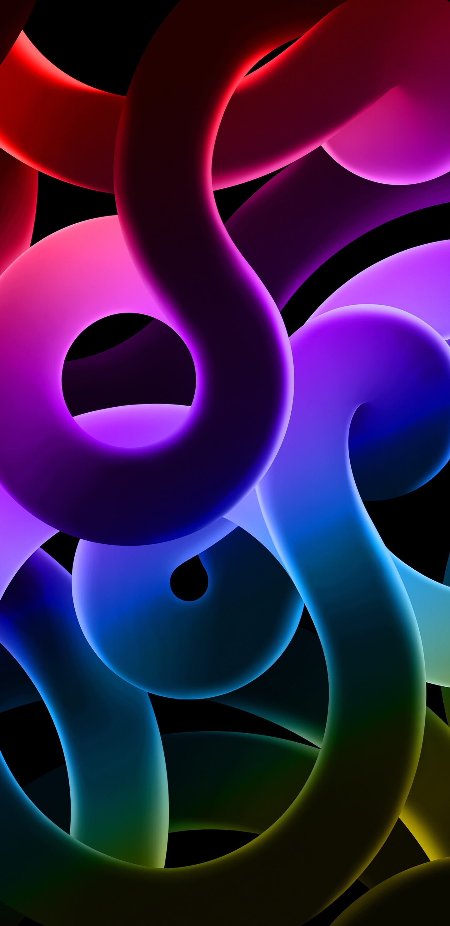 分形技术, 艺术, 苹果, 10个9寸, 光 壁纸 1440x2960 允许