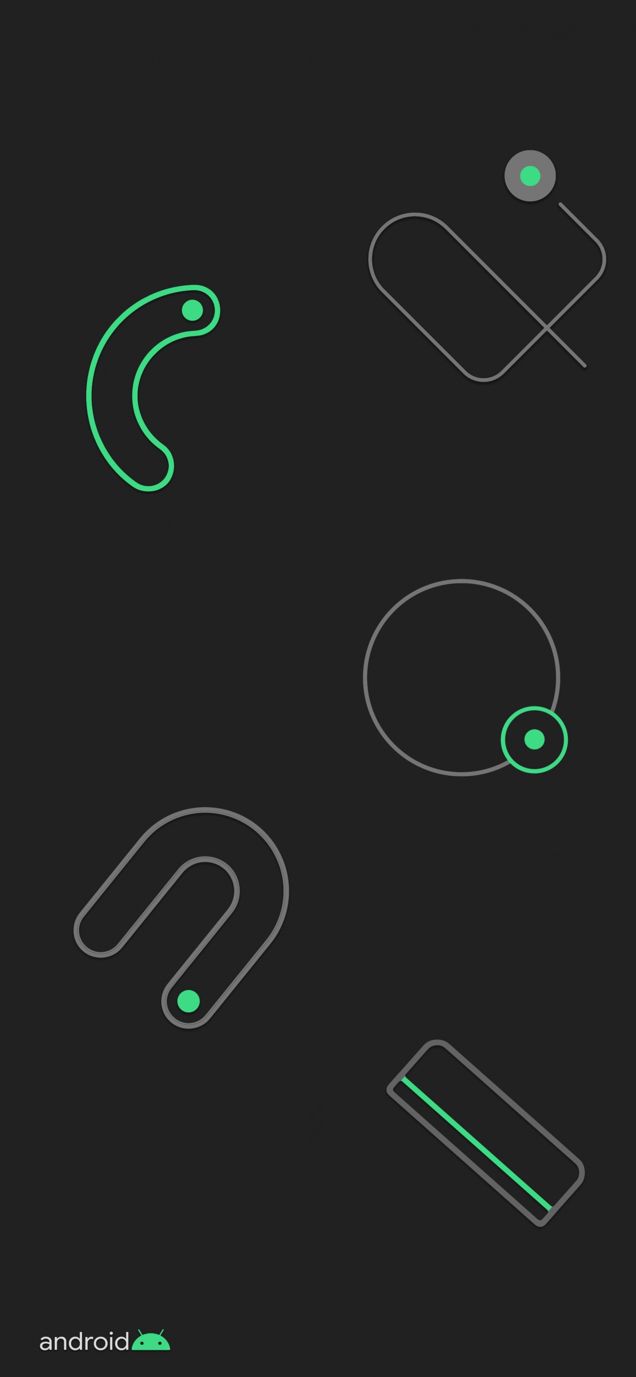 Google, Google Pixel 4, Circulo, Verde, Texto. Wallpaper in 1242x2688 Resolution