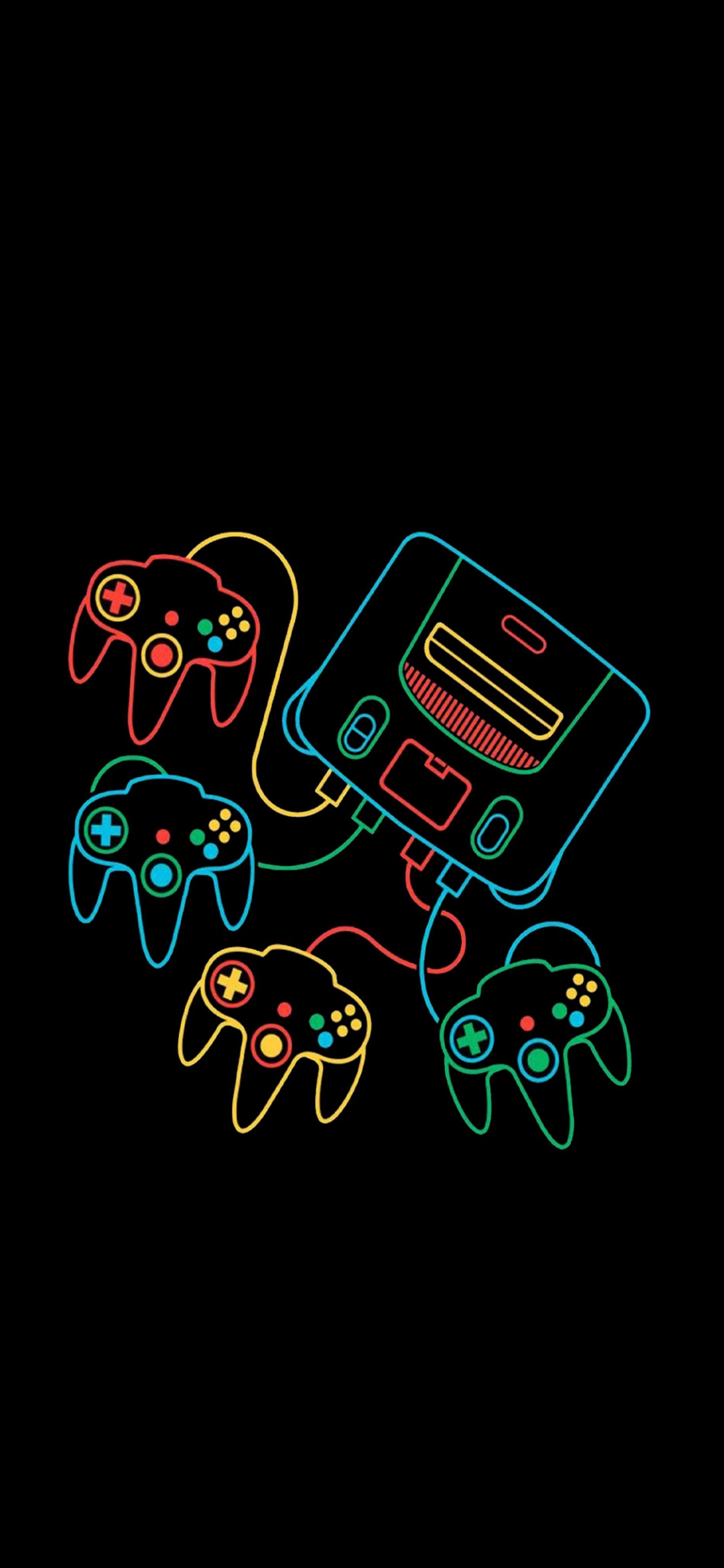 Amoled, OLED, N64-Telefon, Nintendo 64, Die Legende Von Zelda Ocarina Der Zeit. Wallpaper in 1125x2436 Resolution