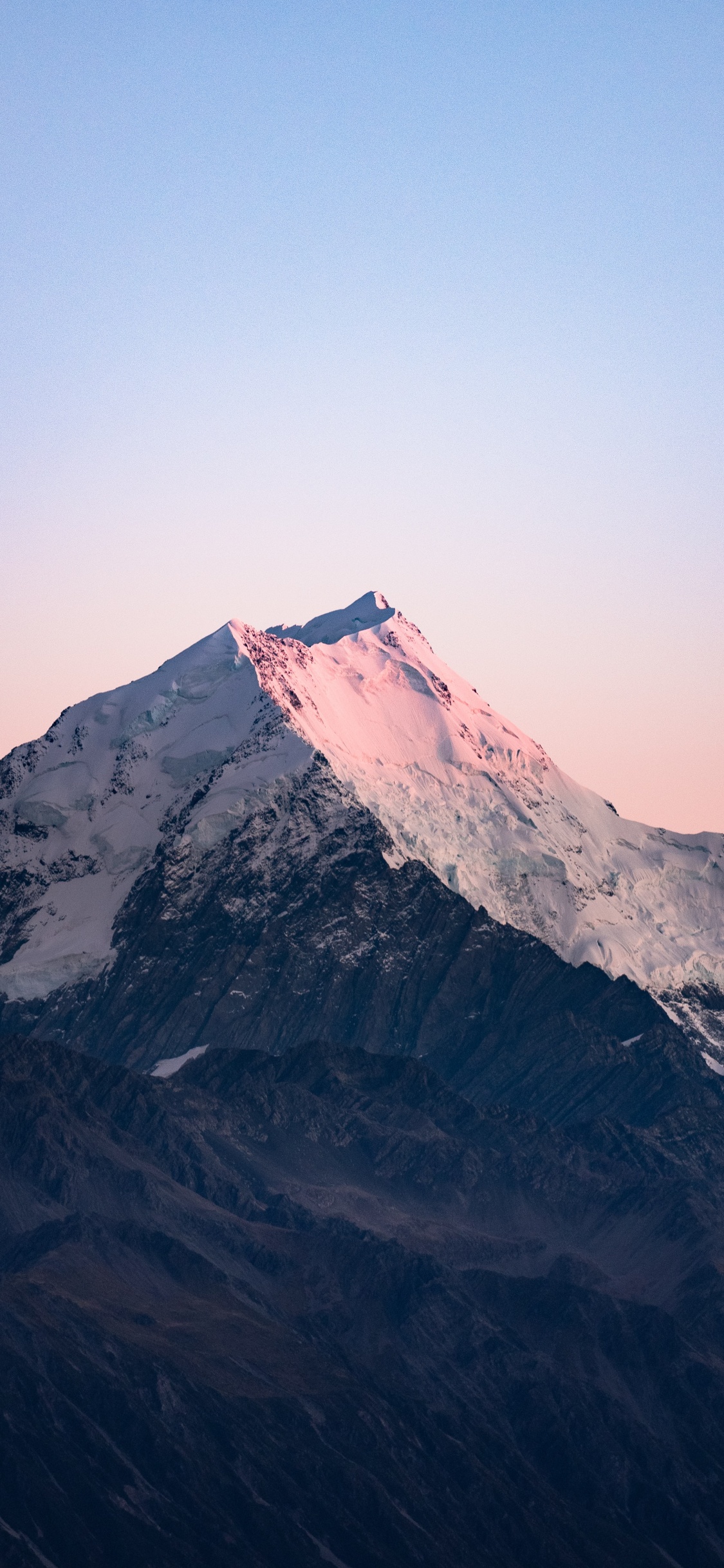 Mountain, Surface Hub, Highland, Slope, Afterglow. Wallpaper in 1125x2436 Resolution