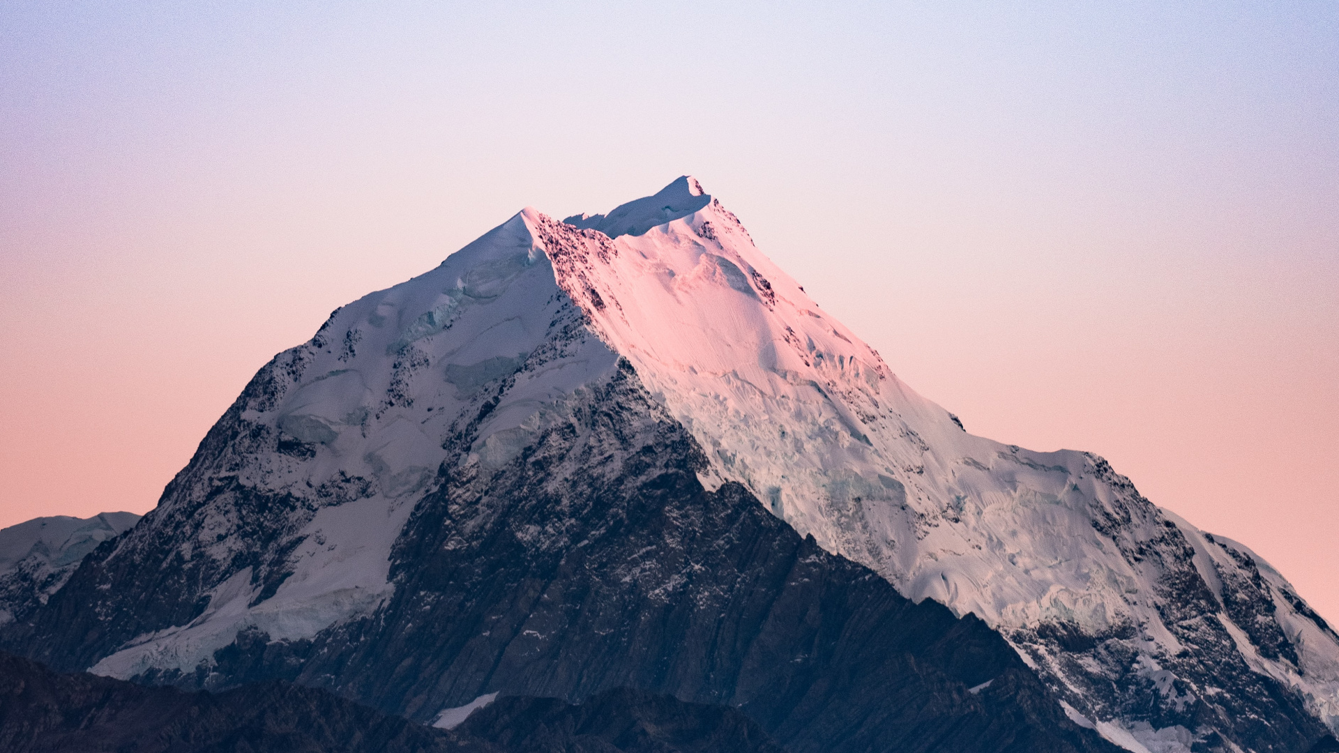 Mountain, Surface Hub, Highland, Slope, Afterglow. Wallpaper in 1920x1080 Resolution