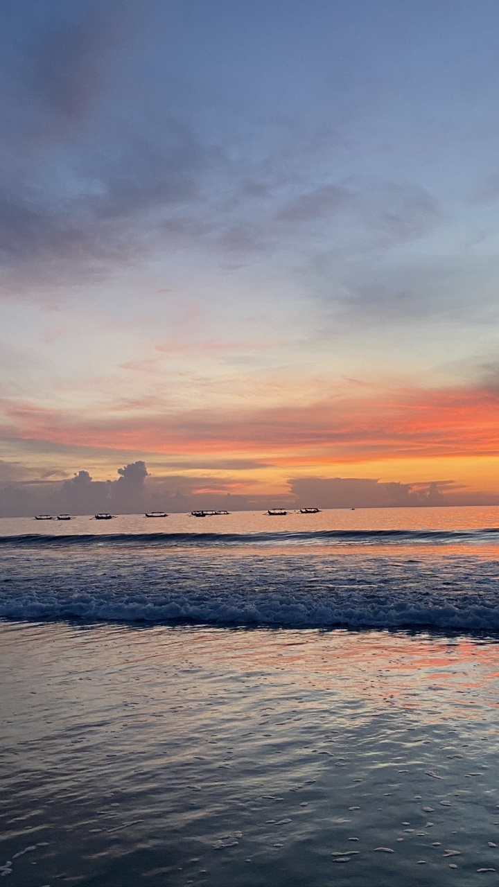 Water, Fluid, Liquid, Dusk, Cloud. Wallpaper in 720x1280 Resolution