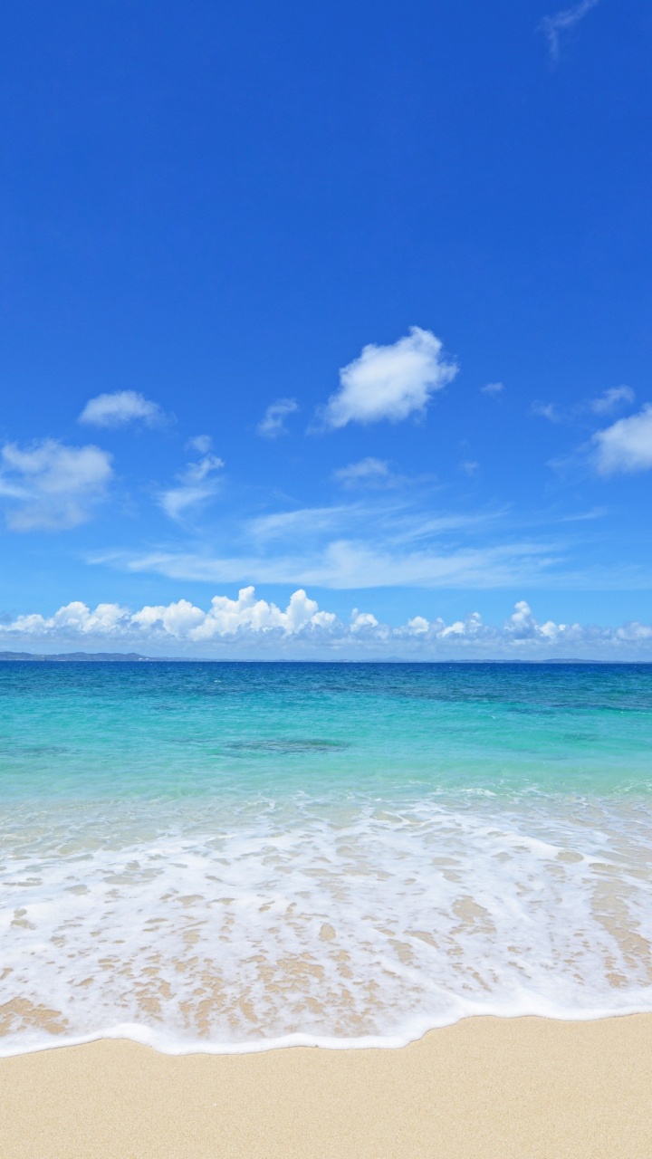 Meereswellen, Die Tagsüber an Land Krachen. Wallpaper in 720x1280 Resolution