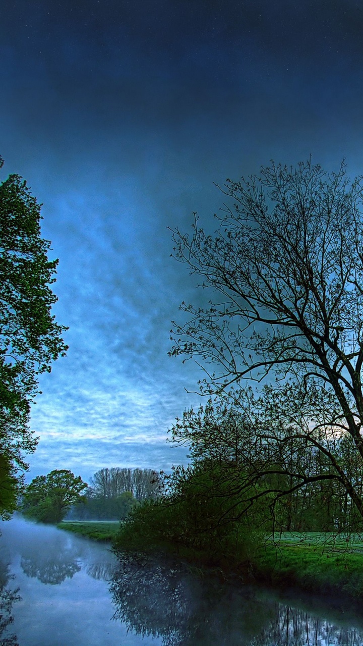 Portrait, Naturlandschaft, Natur, Wasser, Baum. Wallpaper in 720x1280 Resolution