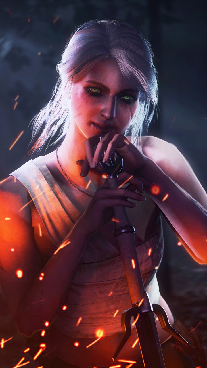 The Witcher 3 Wild Hunt, Ciri, Geralt de Rivia, Witcher, Divertissement. Wallpaper in 720x1280 Resolution