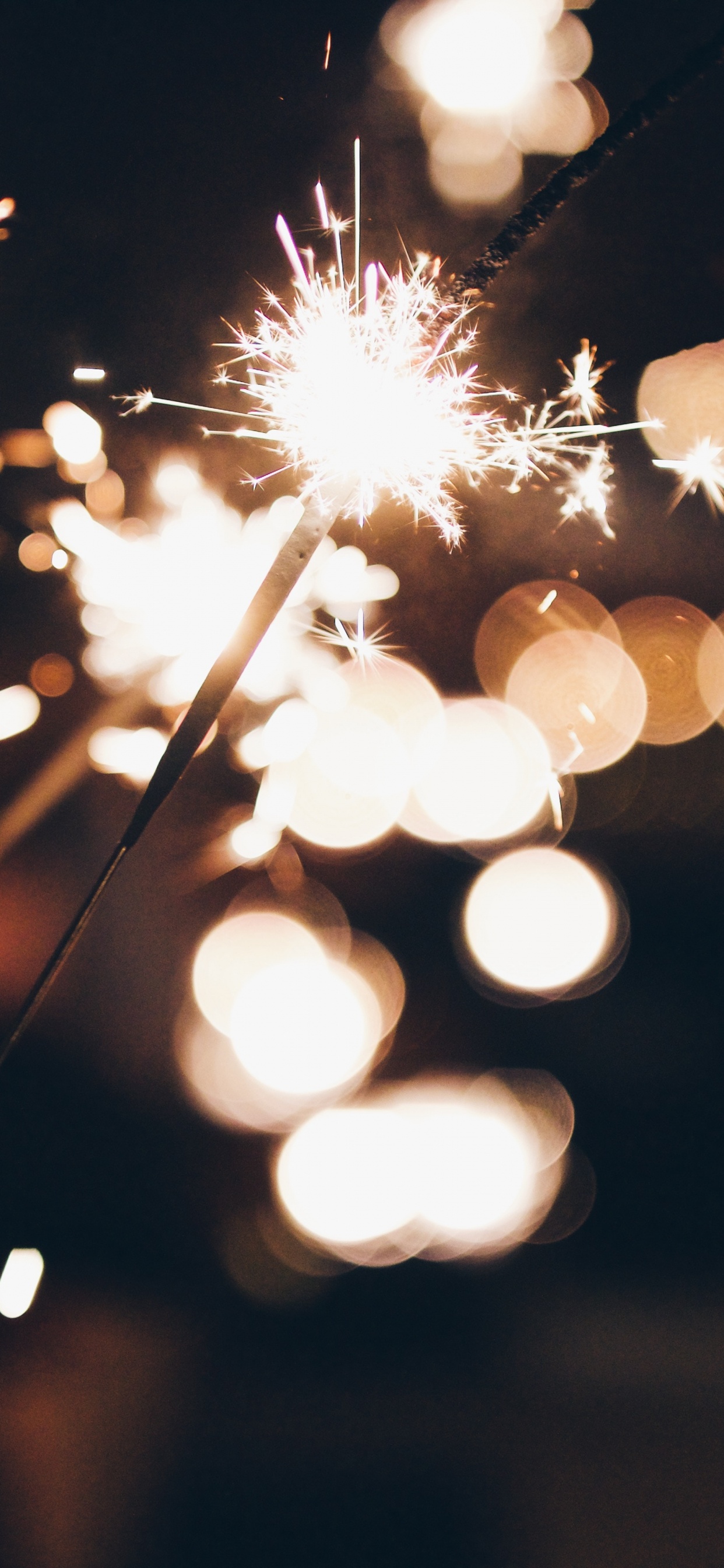 Feuer, Feuerwerk, Wunderkerze, Licht, Nacht. Wallpaper in 1242x2688 Resolution