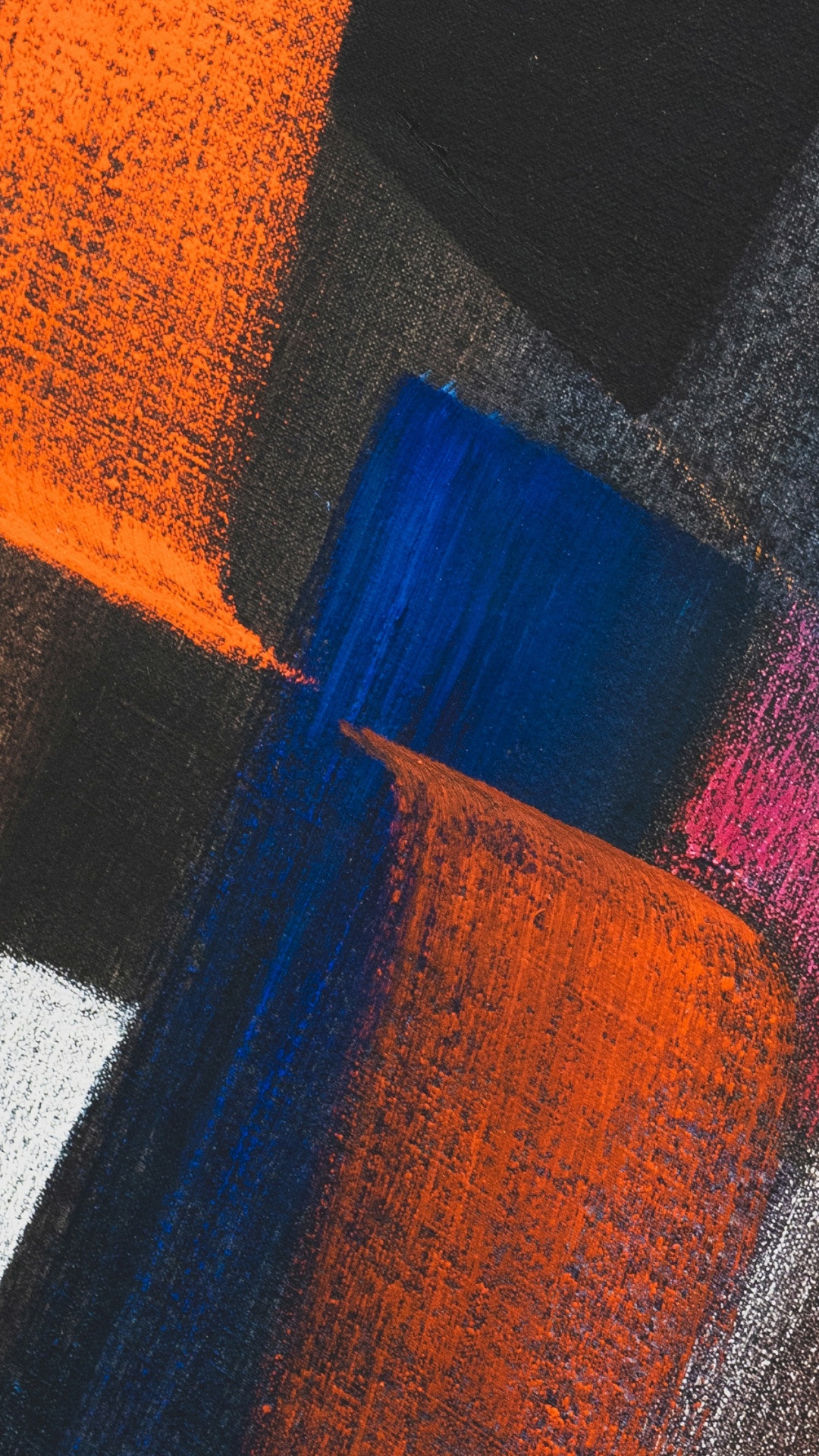 Textil Negro Naranja y Blanco. Wallpaper in 1080x1920 Resolution