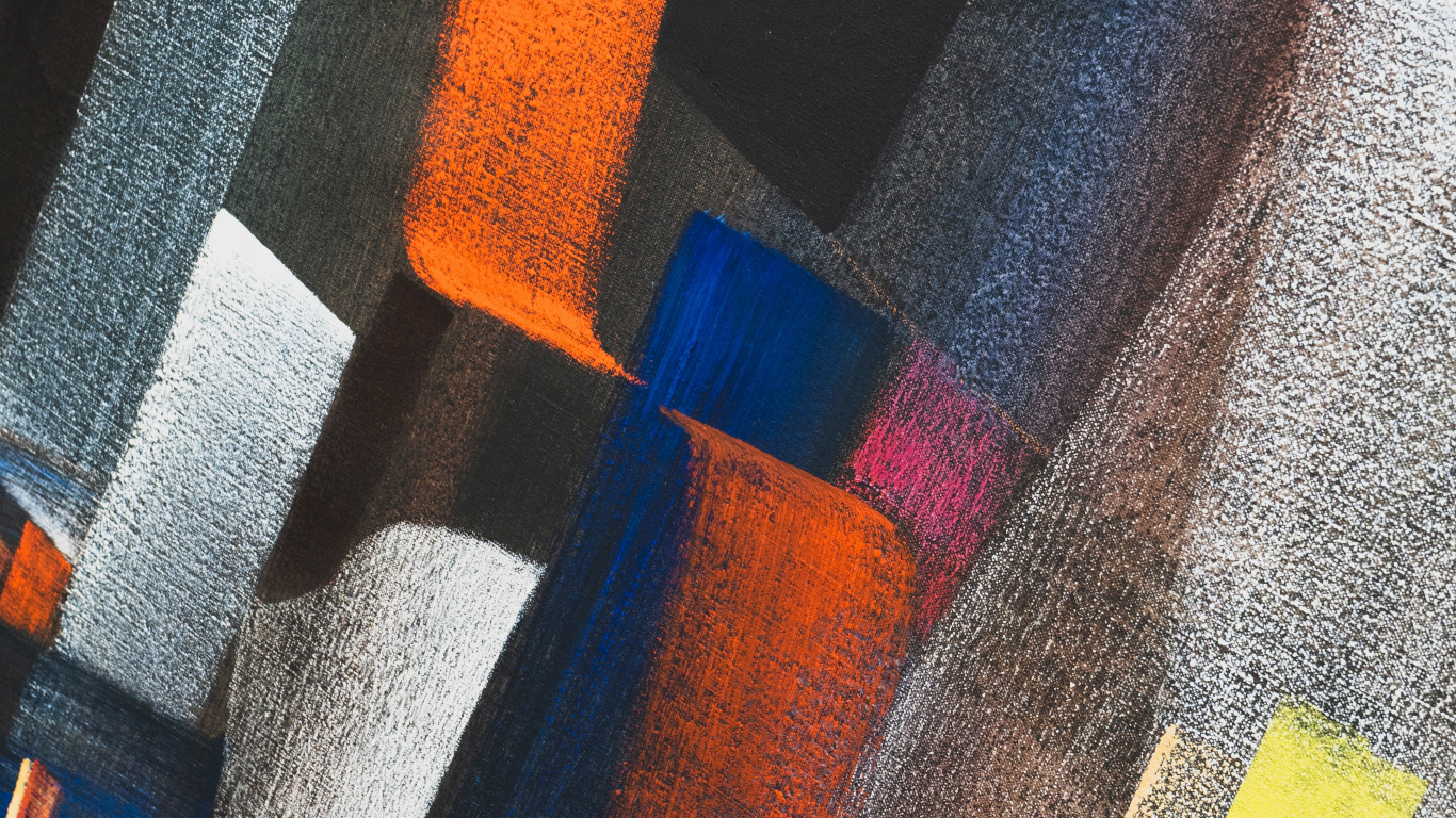 Textil Negro Naranja y Blanco. Wallpaper in 1366x768 Resolution