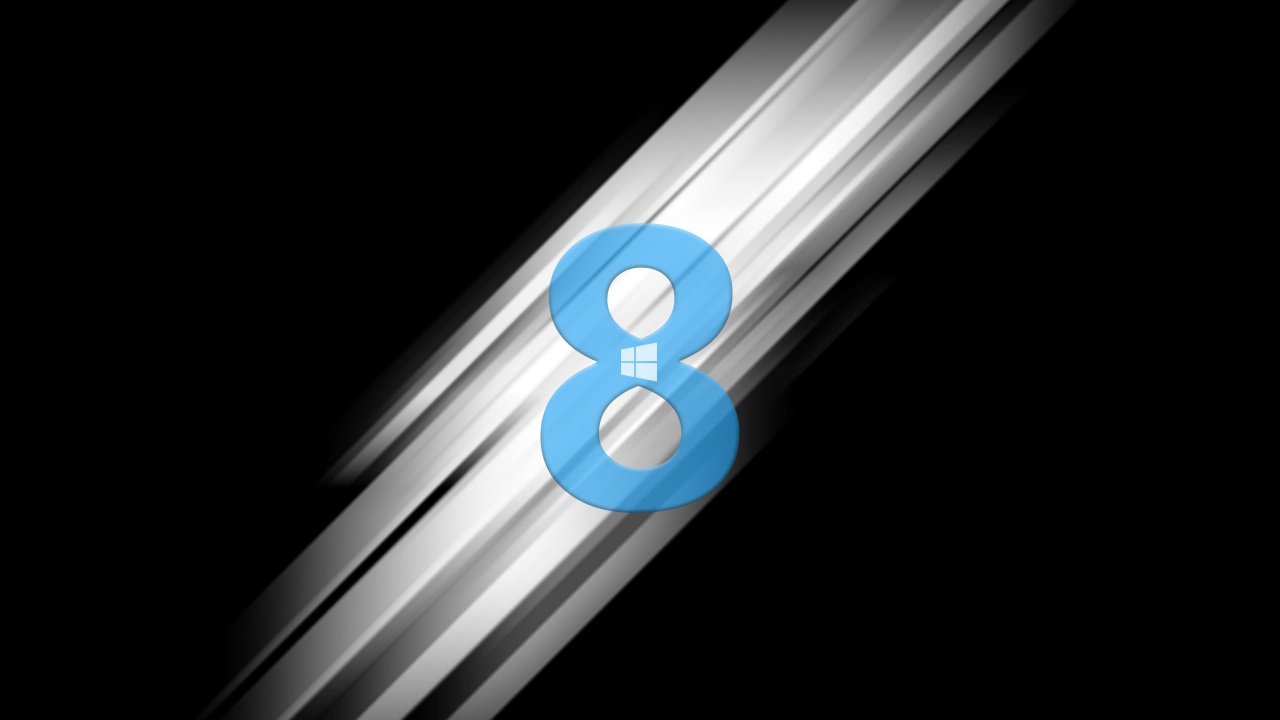 Blaue Und Weiße Nummer 3 Illustration. Wallpaper in 1280x720 Resolution