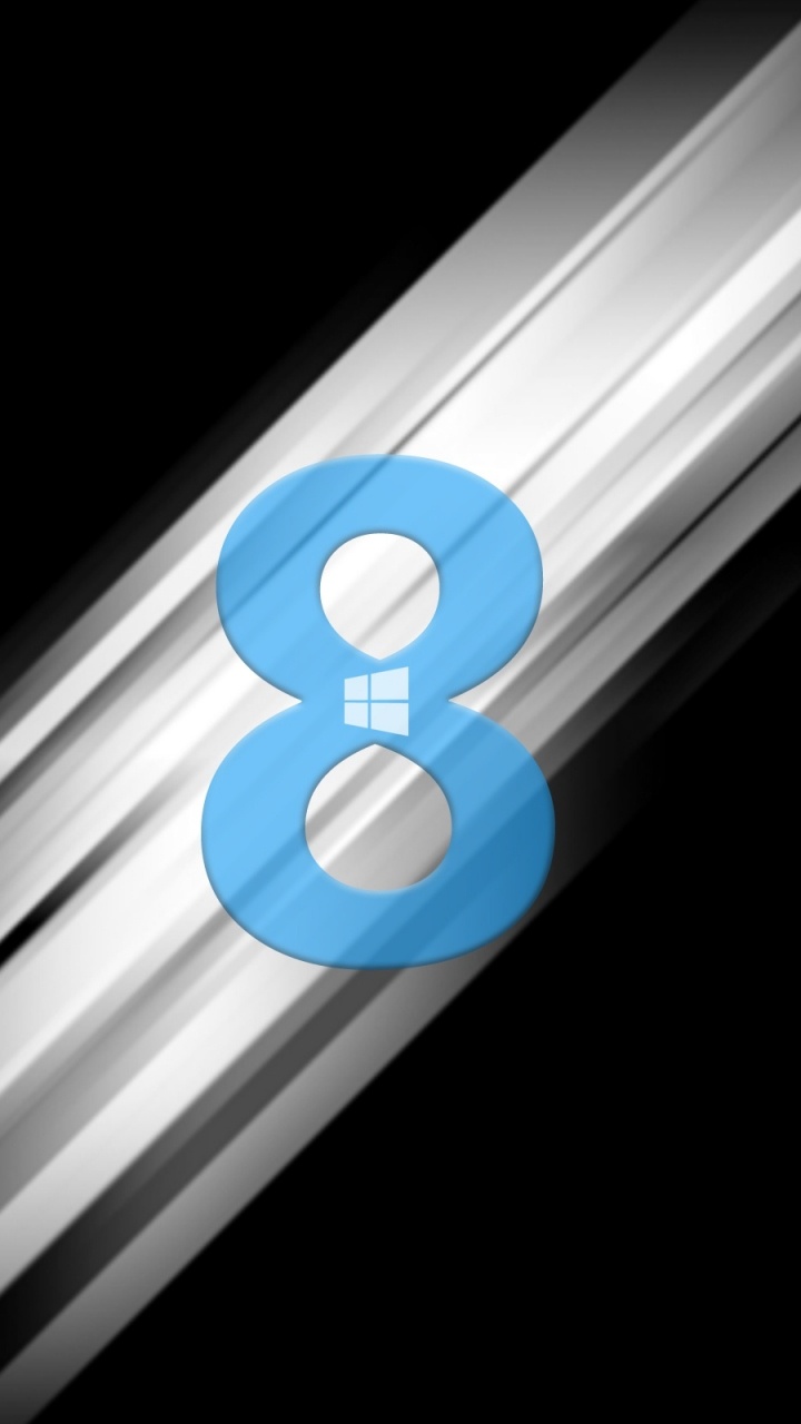 Blue and White Number 3 Illustration. Wallpaper in 720x1280 Resolution