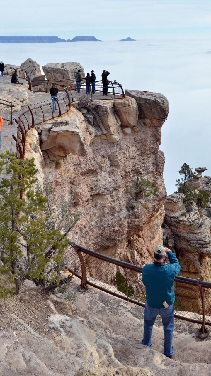 南边缘, 悬崖, 形成, Klippe, 旅游业 壁纸 720x1280 允许