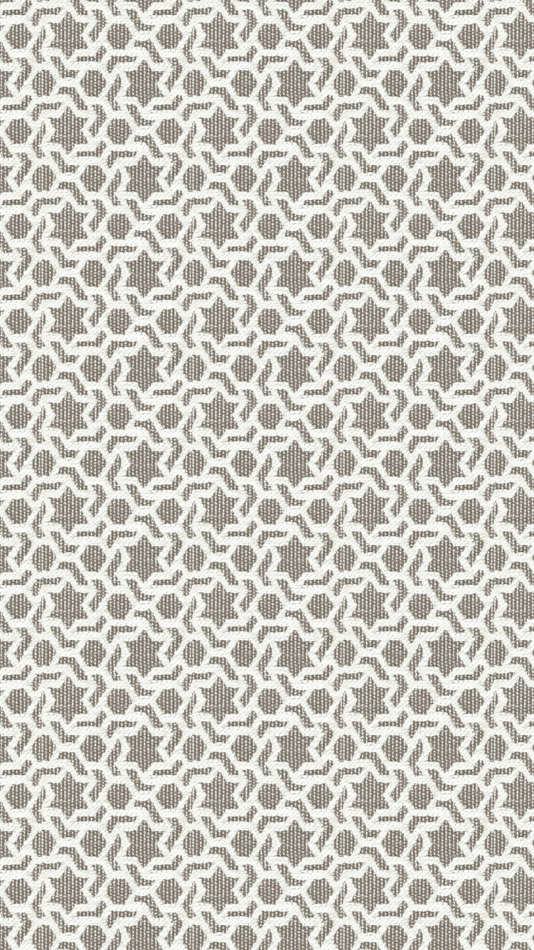 Braunes Und Weißes Florales Textil. Wallpaper in 750x1334 Resolution