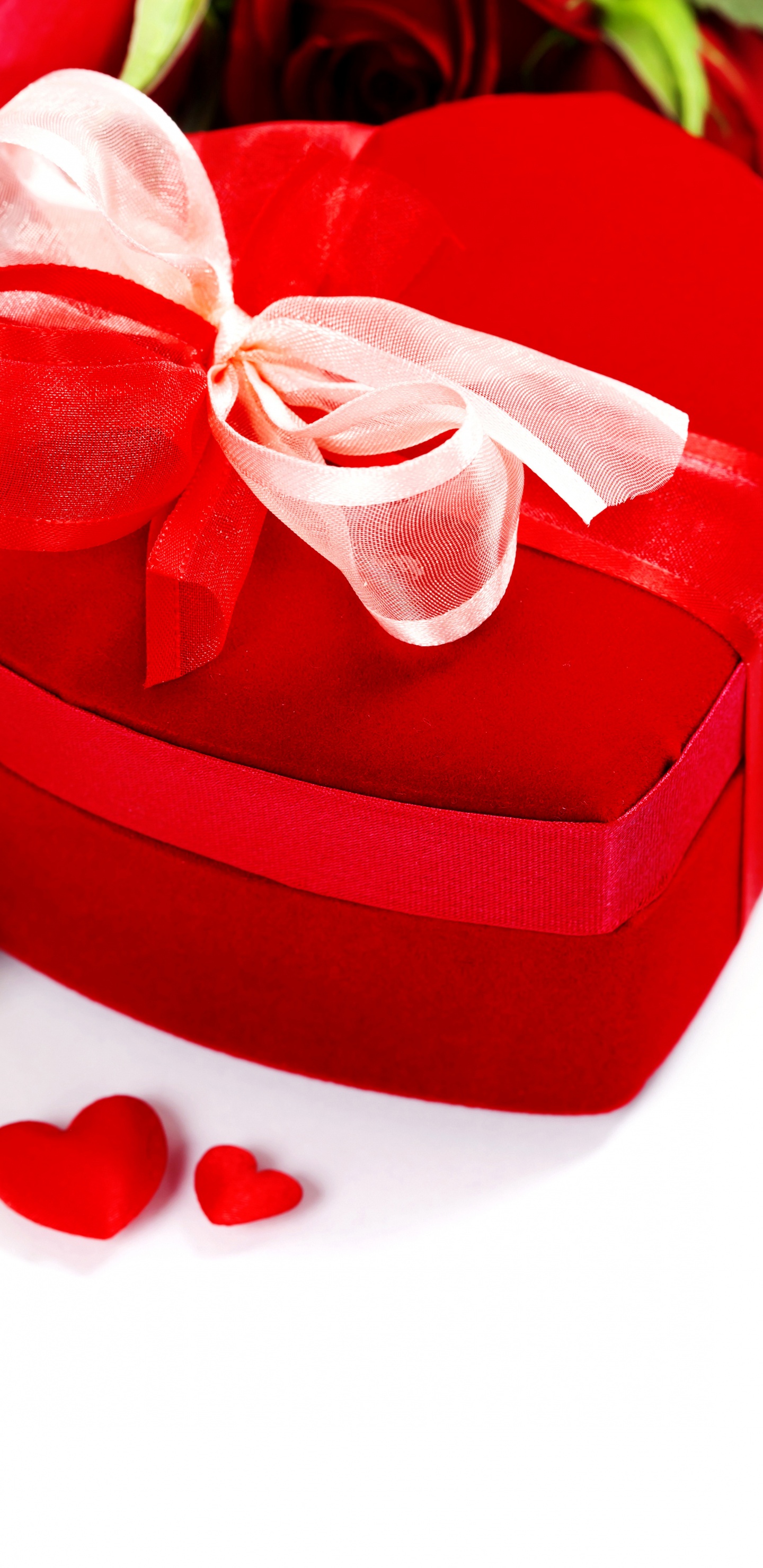 Chocolate, Valentines Day, Red, Heart, Love. Wallpaper in 1440x2960 Resolution