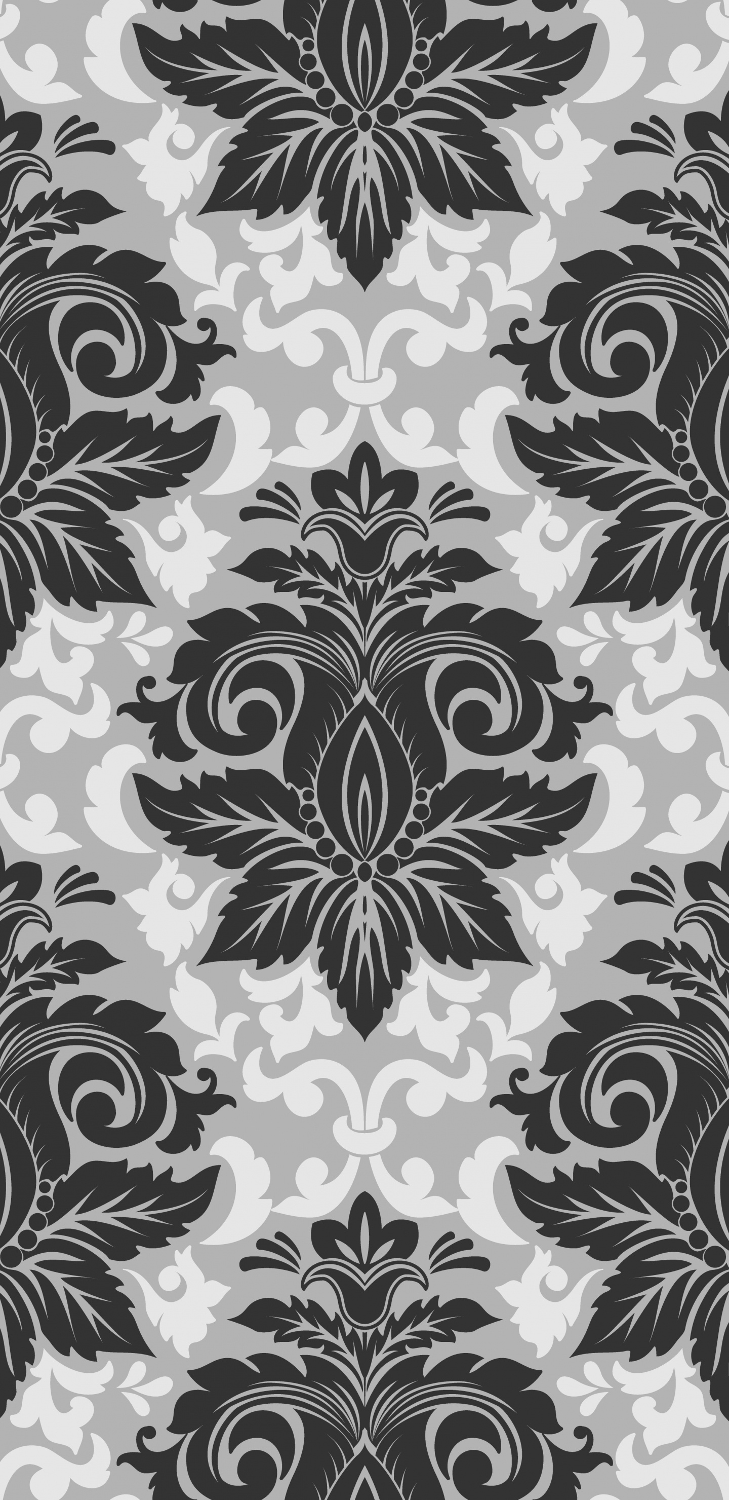 Textil Floral Blanco y Negro. Wallpaper in 1440x2960 Resolution