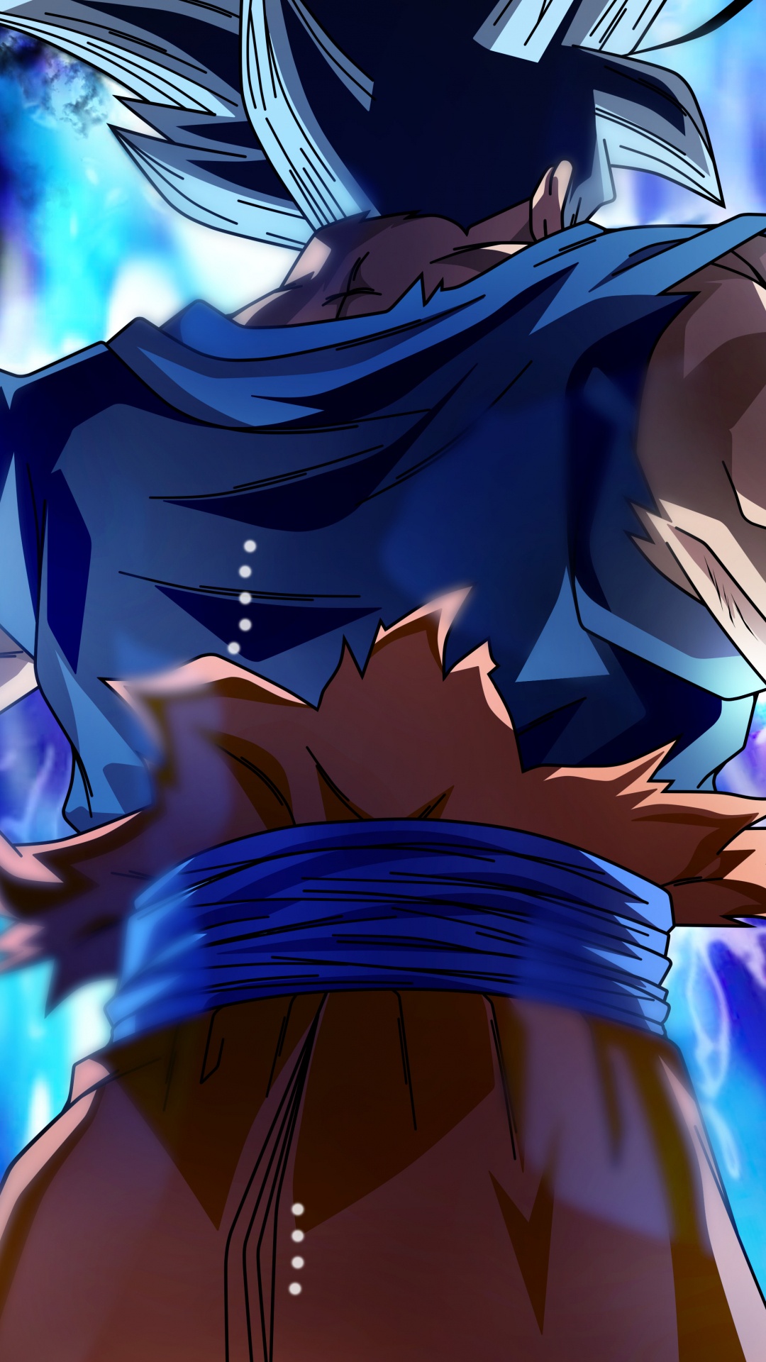 悟空, 虚构的人物, 长长的头发, Dragon Ball, 超级赛亚人 壁纸 1080x1920 允许