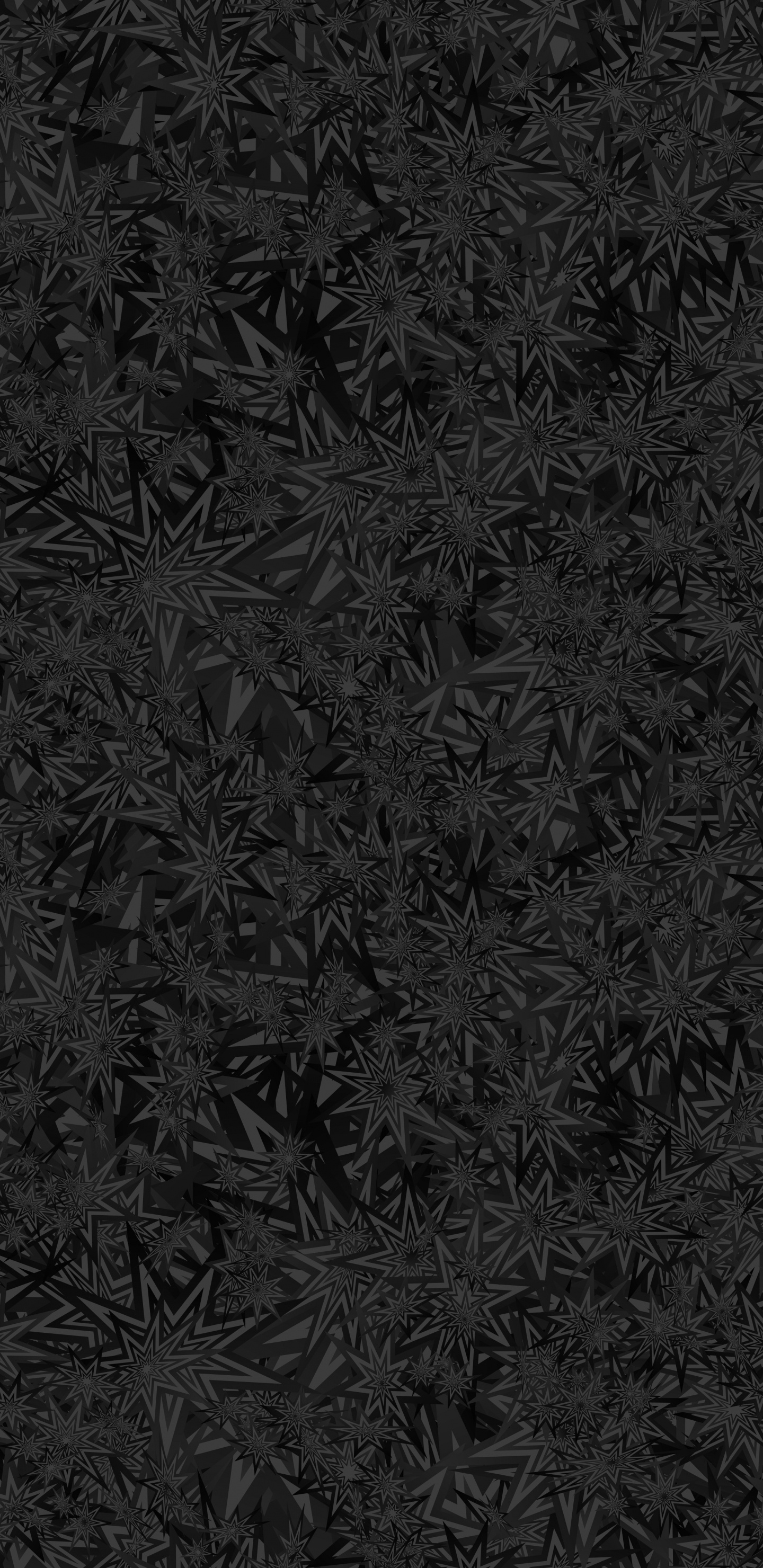 Peinture Abstraite en Noir et Blanc. Wallpaper in 1440x2960 Resolution