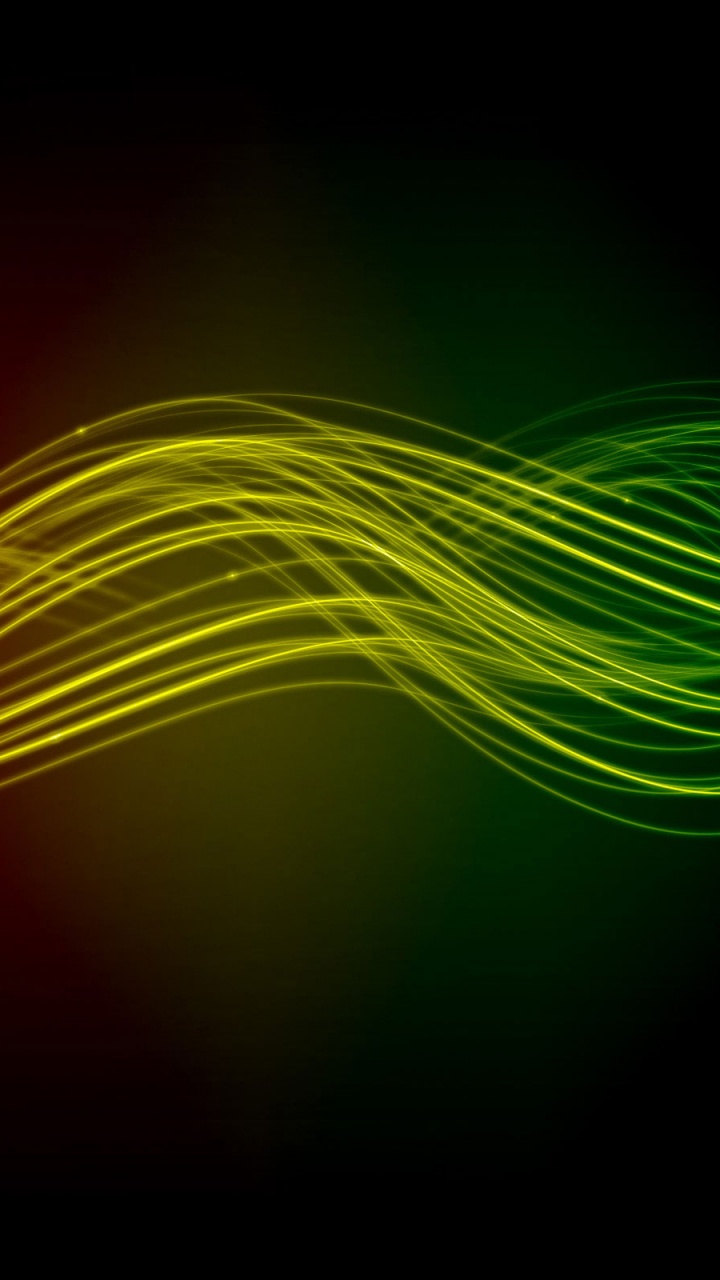 Yellow and Red Light on Black Background. Wallpaper in 720x1280 Resolution