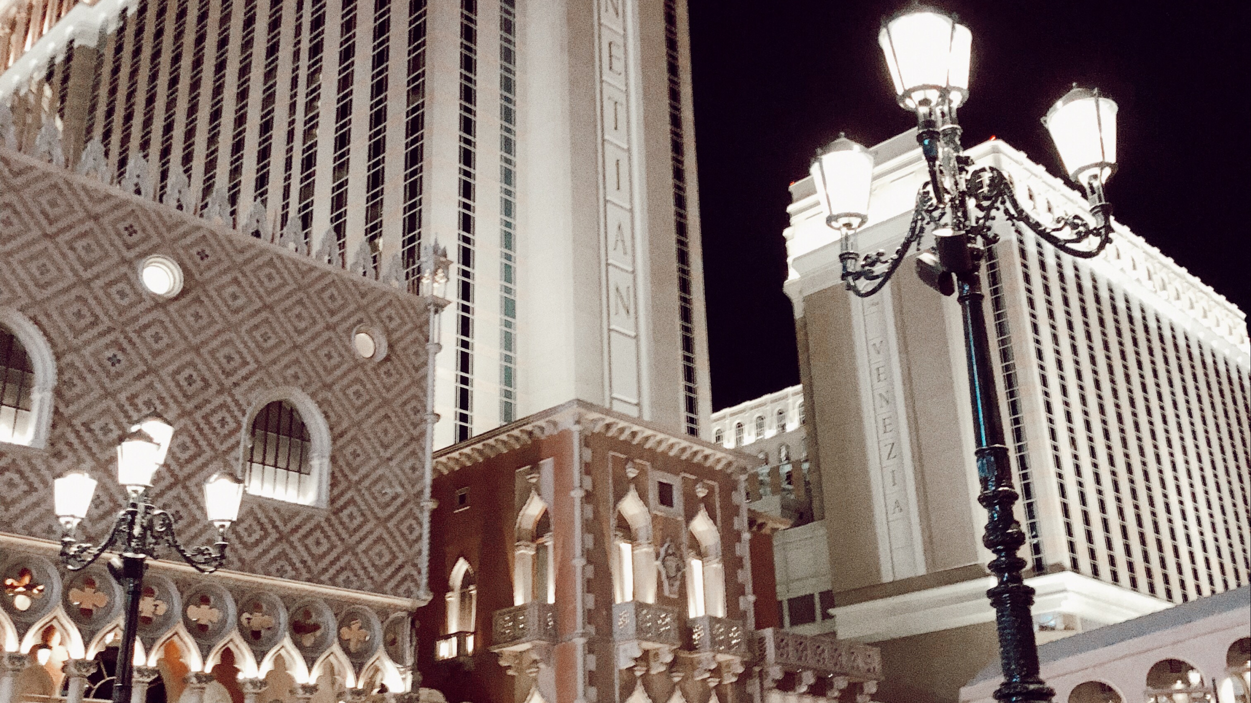 Vegas, Las Vegas Venecianas, el Palazzo en el Resort Veneciano, Arquitectura, Fachada. Wallpaper in 2560x1440 Resolution