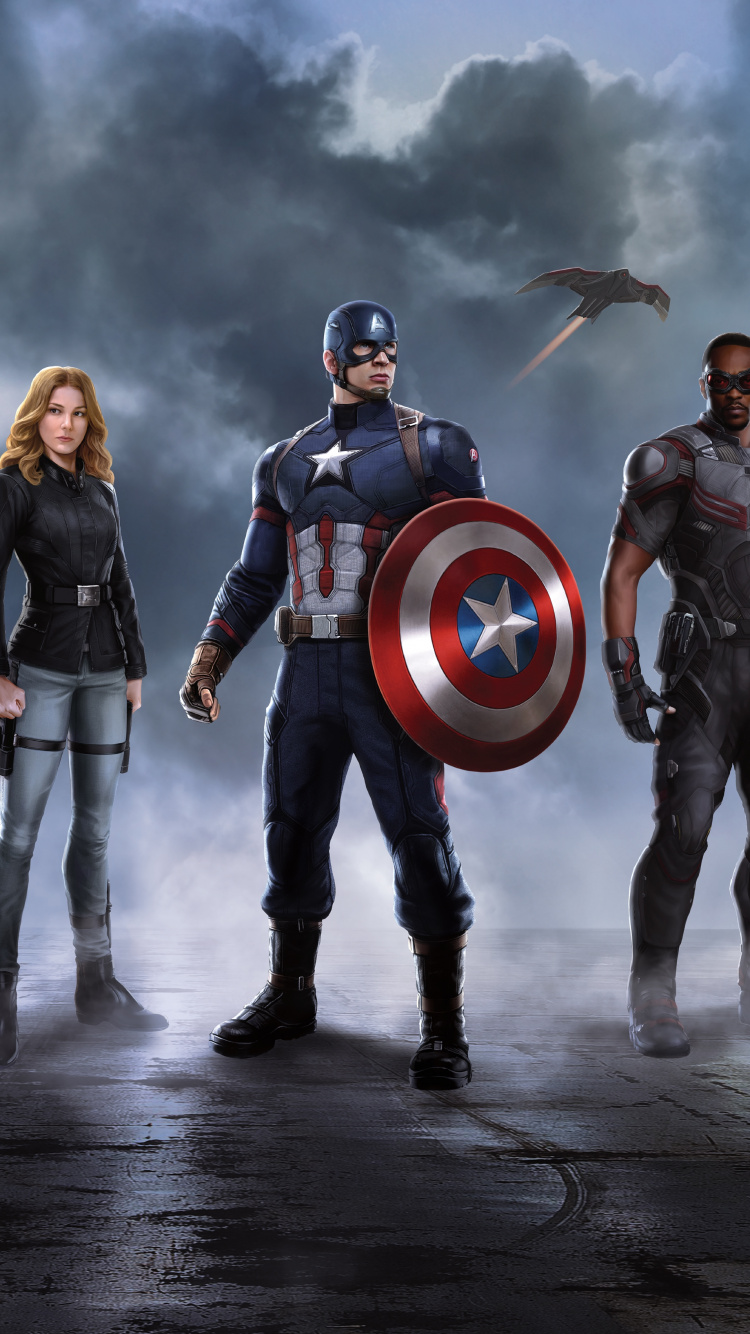 3 Hombres y 3 Mujeres Caminando Por la Carretera. Wallpaper in 750x1334 Resolution