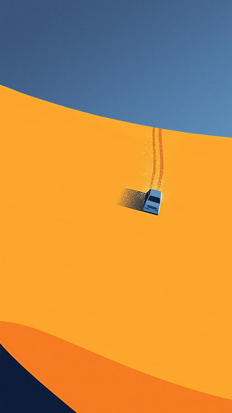 Ökoregion, Rechteck, Orange, Piste, Dreieck. Wallpaper in 750x1334 Resolution