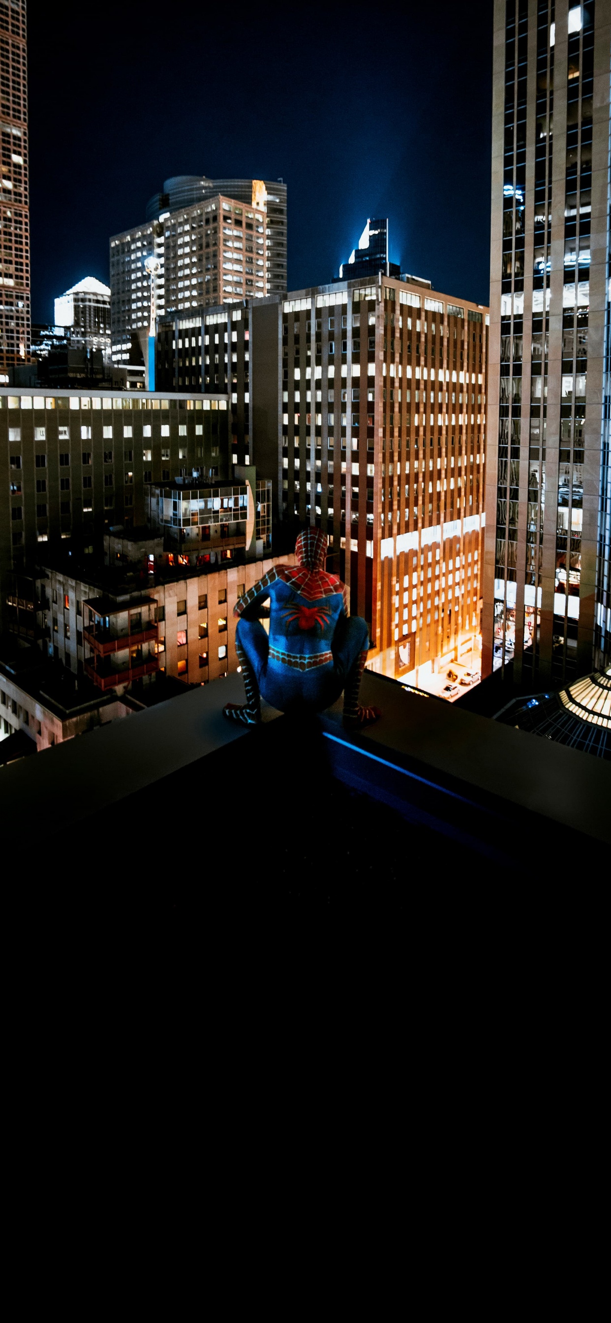 Spider-man, Edificio, Superhéroe, Marvel Comics, Marvel. Wallpaper in 1242x2688 Resolution