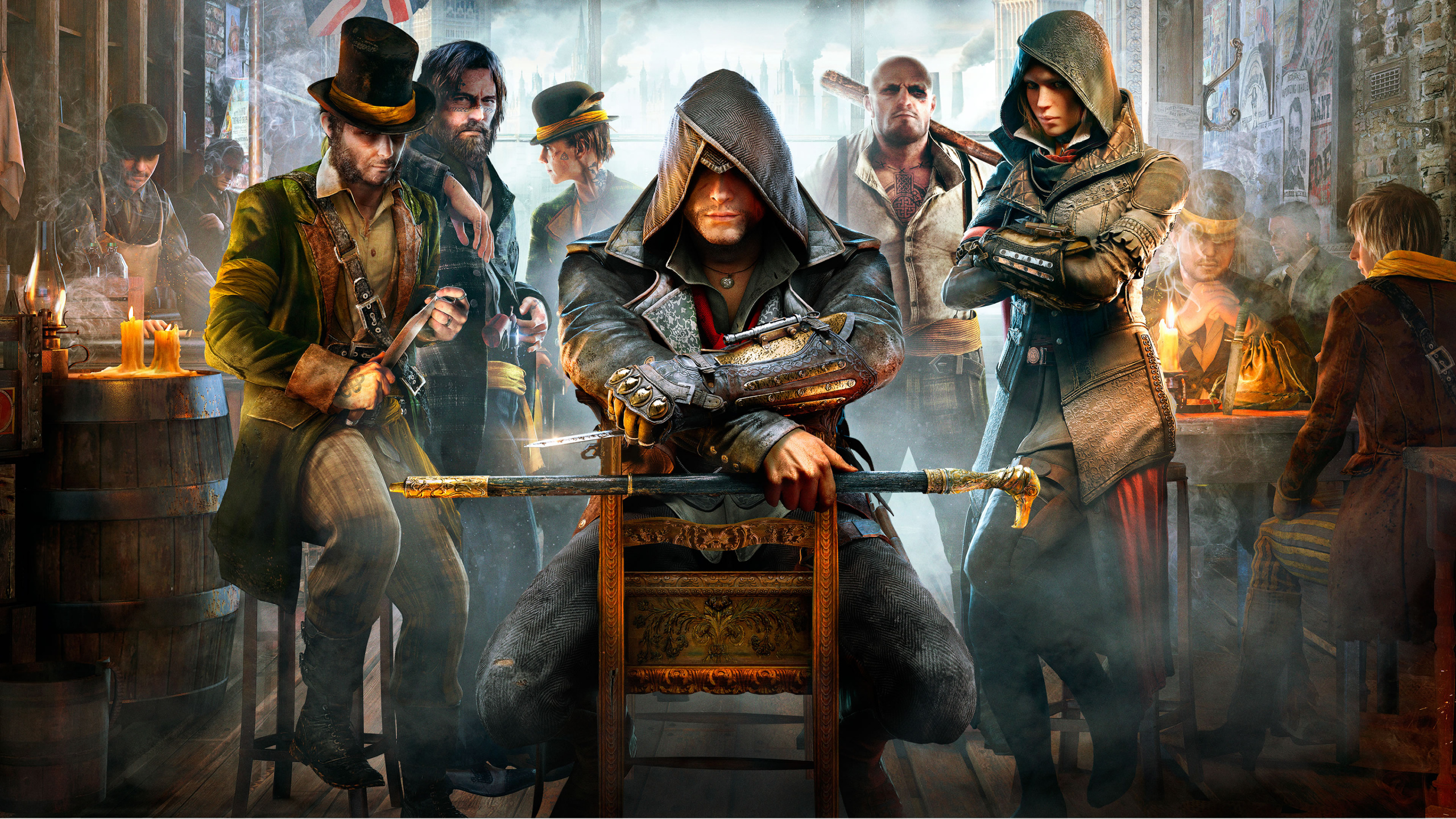 Assassins Creed Syndicat, Assassins Creed Unity, Ubisoft, Jeu Pc, Jeu D'action Aventure. Wallpaper in 2560x1440 Resolution