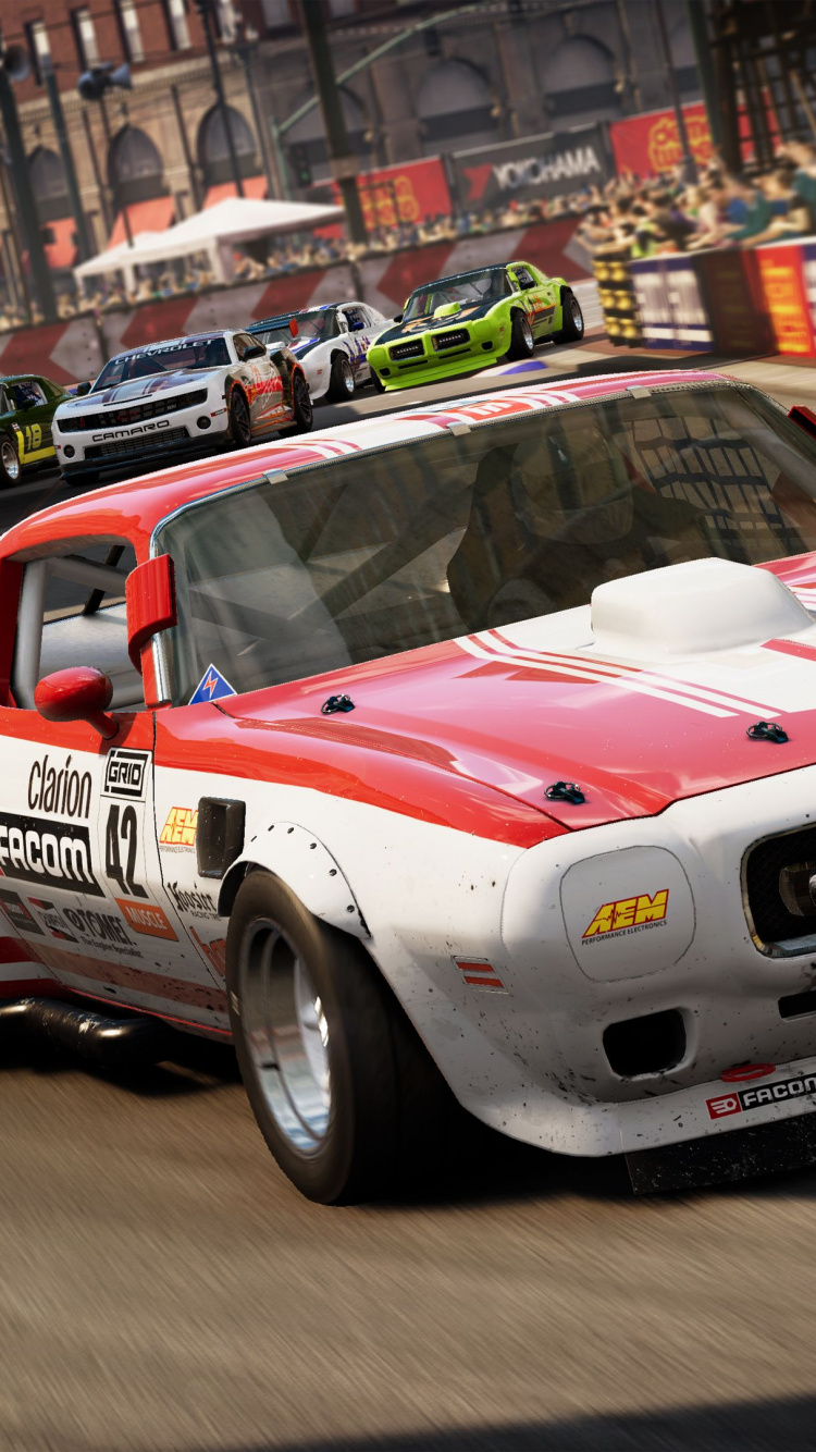 Cuadrícula 2019, Grid, Codemasters, Playstation 4, Xbox One. Wallpaper in 750x1334 Resolution