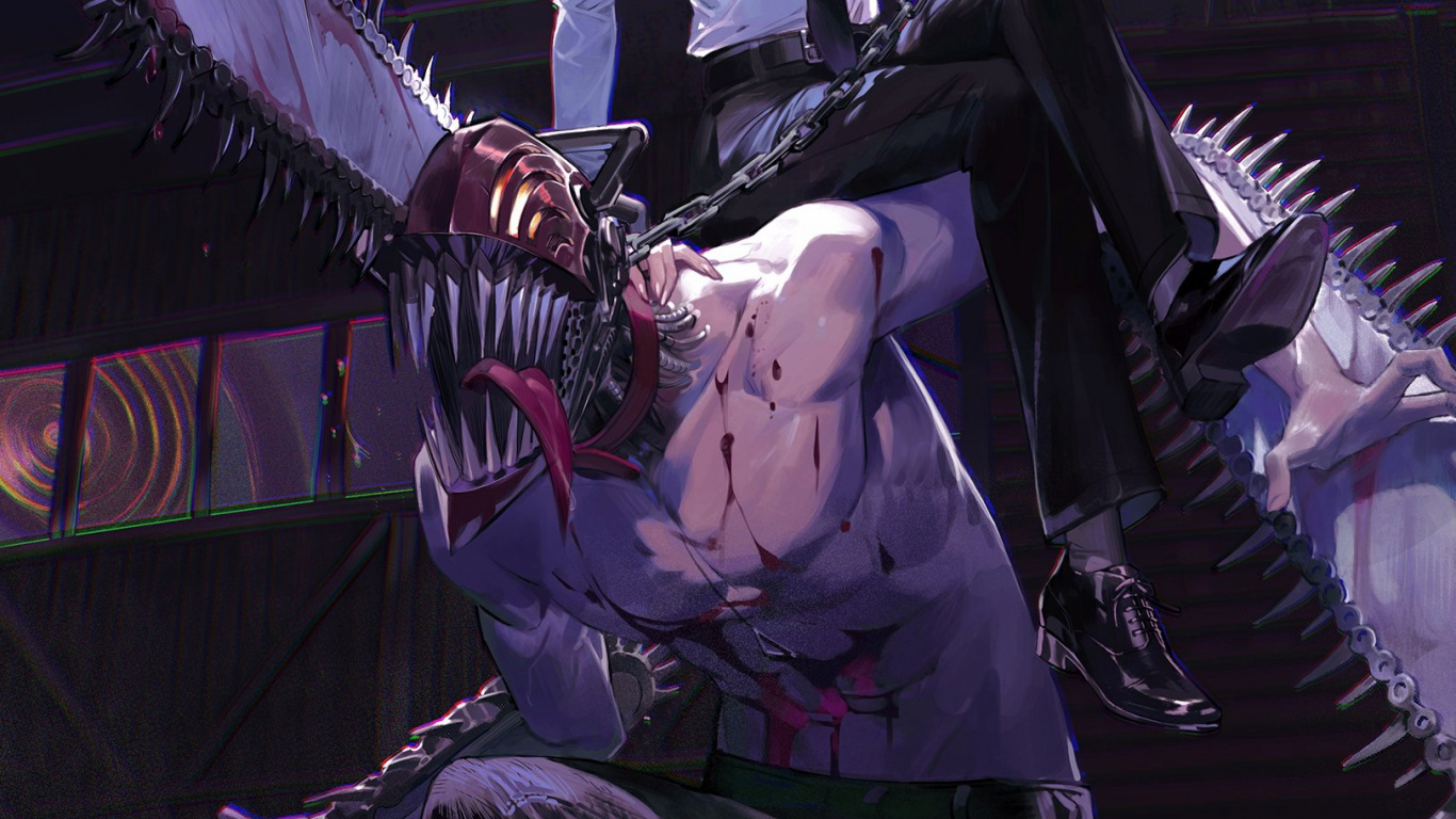 Chainsaw Man Anime, Chainsaw Man, Denji, Anime, Anime Art. Wallpaper in 1366x768 Resolution