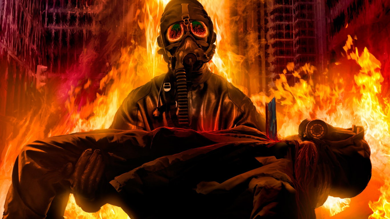 Feu, Effets Spéciaux, Apocalypse, Deviantart, la Science-fiction. Wallpaper in 1366x768 Resolution