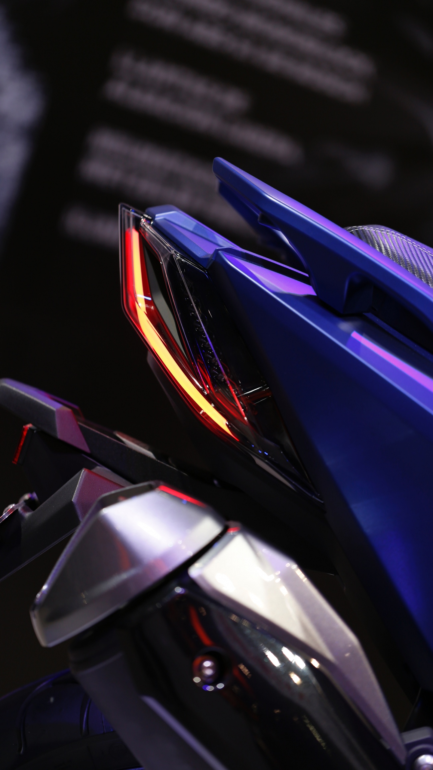 Blue Red and Black Car. Wallpaper in 1440x2560 Resolution