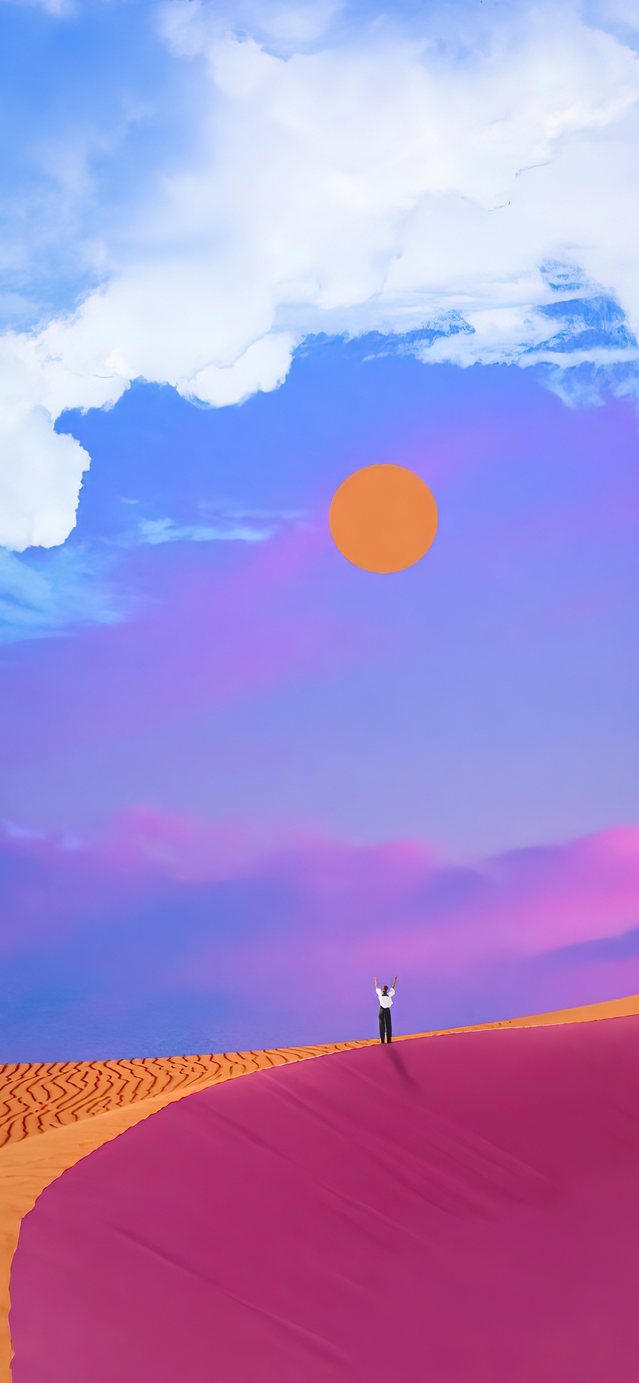 Ambiente, Azul, La Gente en la Naturaleza, Azure, Afterglow. Wallpaper in 1242x2688 Resolution