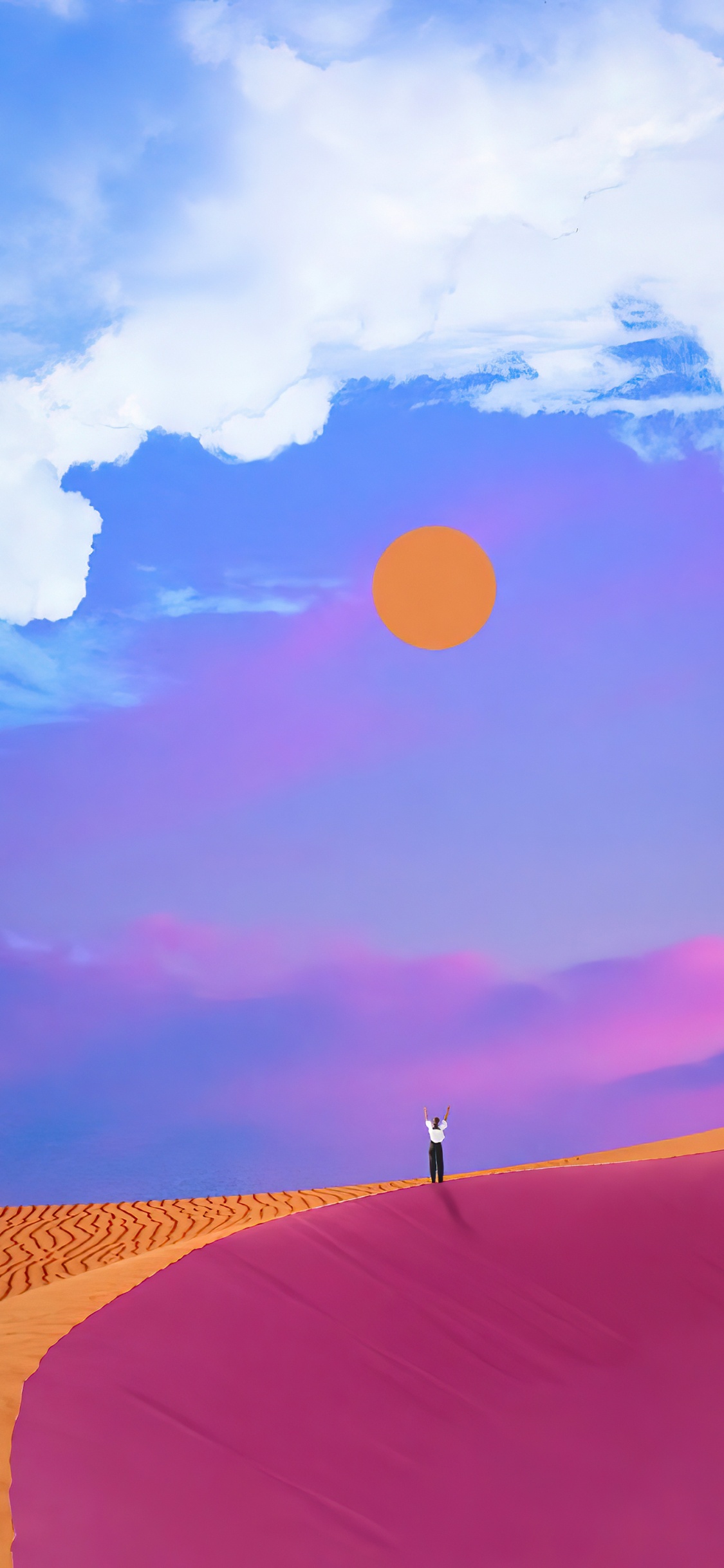 Cloud, Atmosphere, Daytime, Blue, People in Nature. Wallpaper in 1125x2436 Resolution