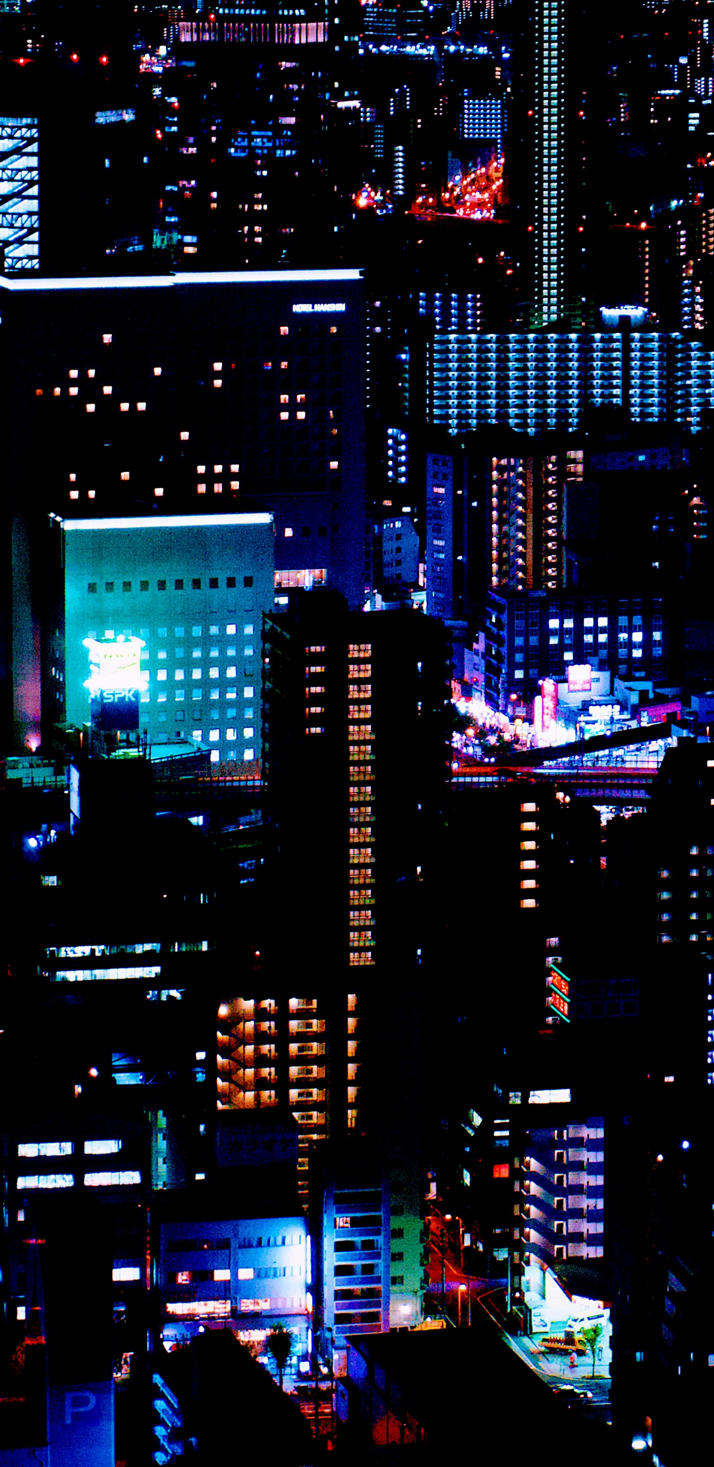 Bâtiment, Gratte-ciel, Électricité, Tour de Bloc, Paysage Urbain. Wallpaper in 1440x2960 Resolution