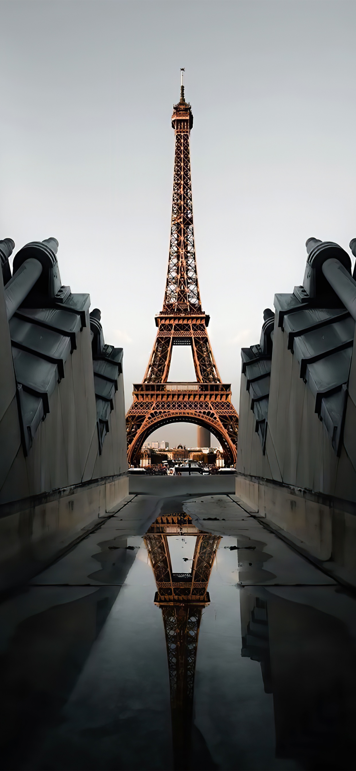 Tower, Eiffel Tower, Interior Design, Nature, Landmark. Wallpaper in 1242x2688 Resolution