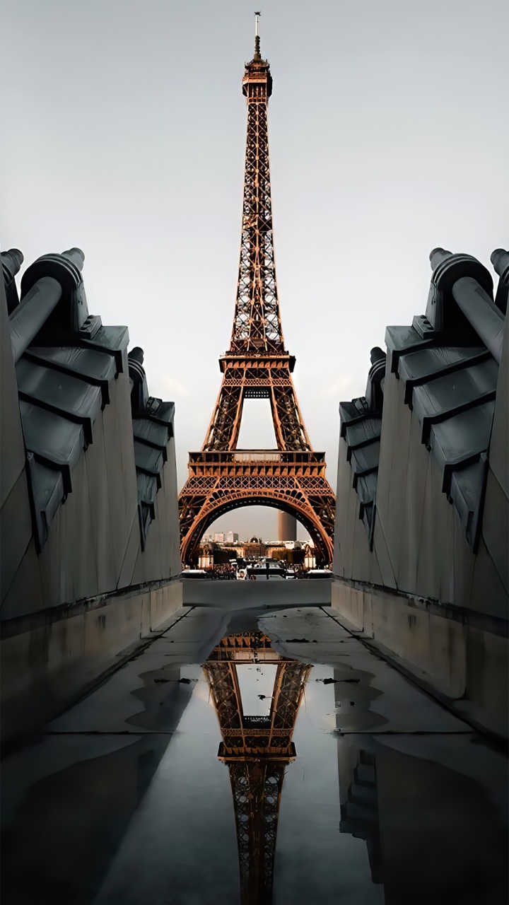 Tower, Eiffel Tower, Interior Design, Nature, Landmark. Wallpaper in 720x1280 Resolution