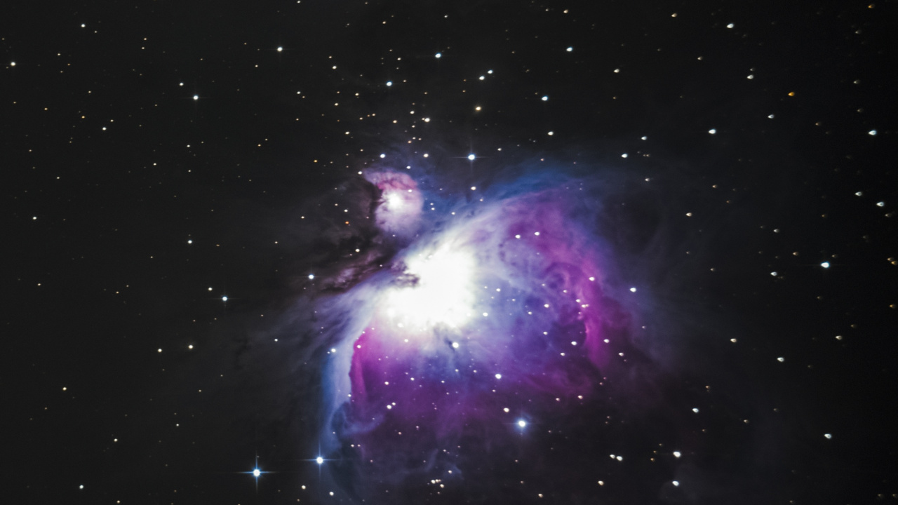 Galaxia Púrpura y Azul Con Estrellas. Wallpaper in 1280x720 Resolution