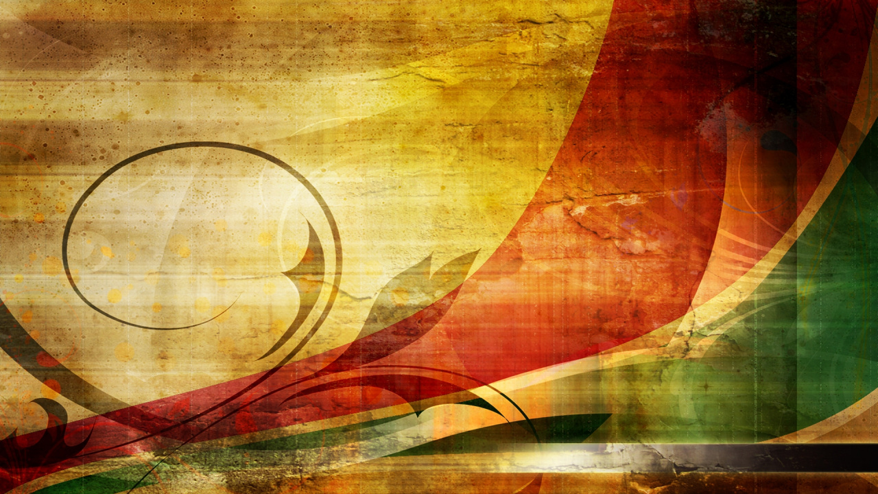 Brown and Red Abstract Painting. Wallpaper in 1280x720 Resolution