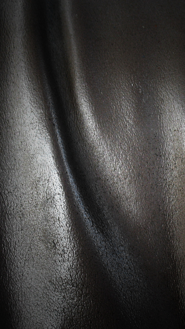 Black Leather Textile in Close up Photography. Wallpaper in 750x1334 Resolution